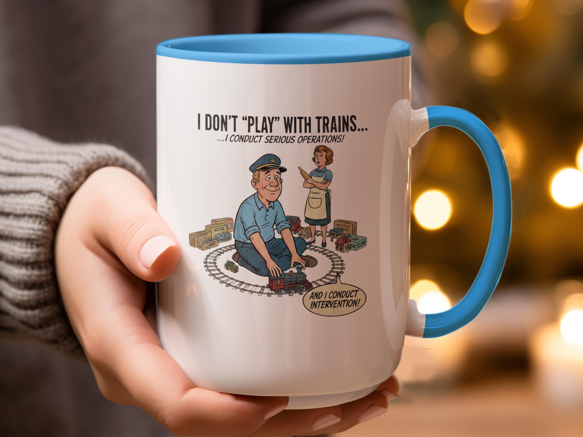 Train Enthusiast Mug, Fun Mug for Train Lovers, Perfect Gift for Train Collectors, Unique Train Operations Mug