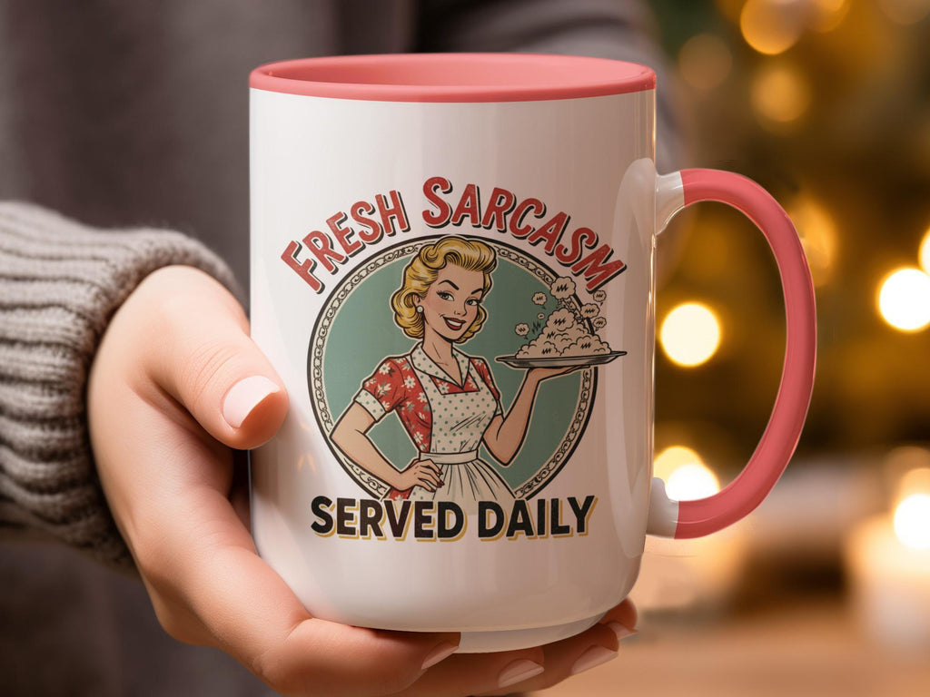 Vintage Style Funny Sarcasm Coffee Mug, Retro Humor Kitchen Decor, Quirky Gift for Coffee Lovers, Office Desk Accessory