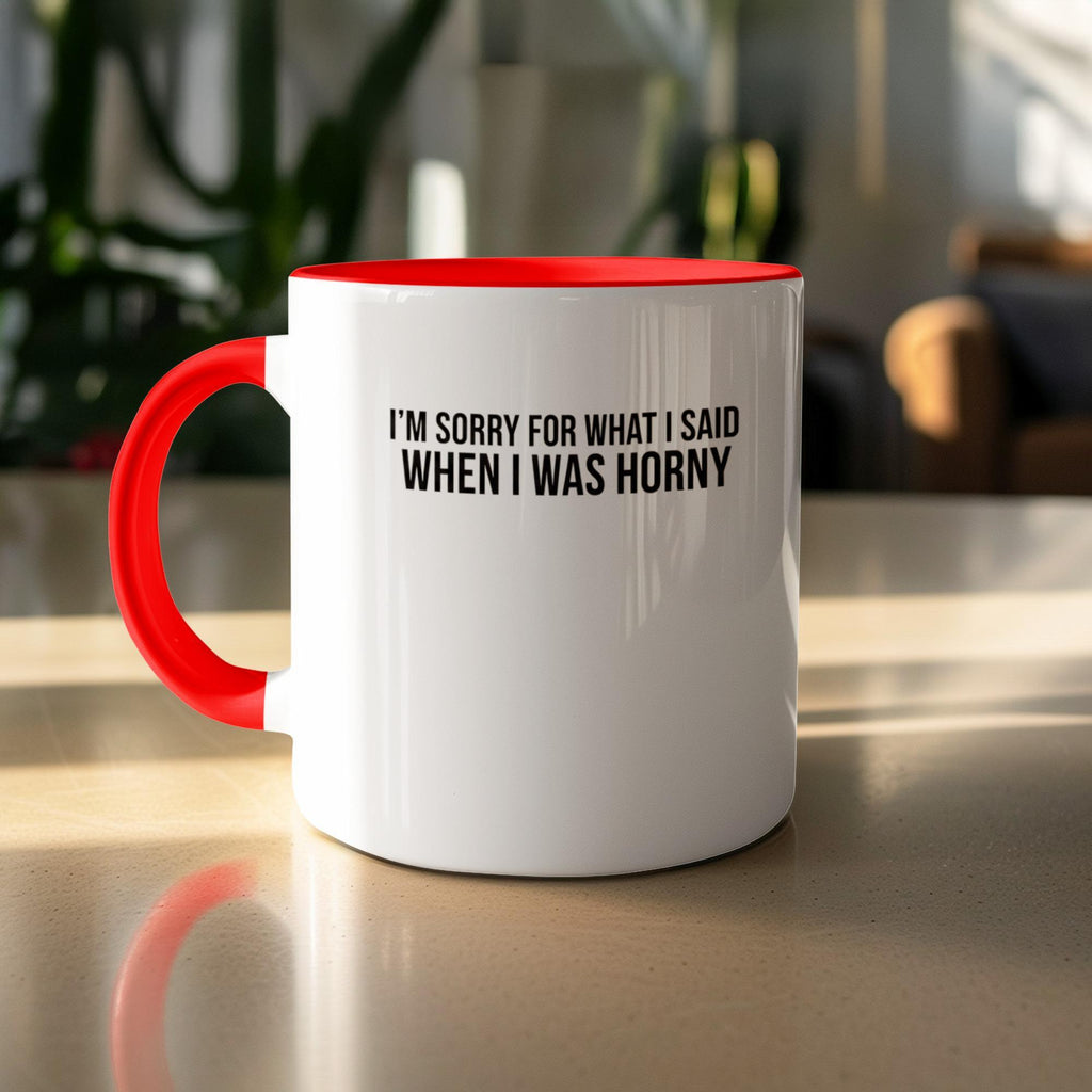 Funny Apology Mug, Humorous Coffee Cup, Gift for Partner, Gag Present, Novelty Drinkware for Him or Her, Cute Couple Gift