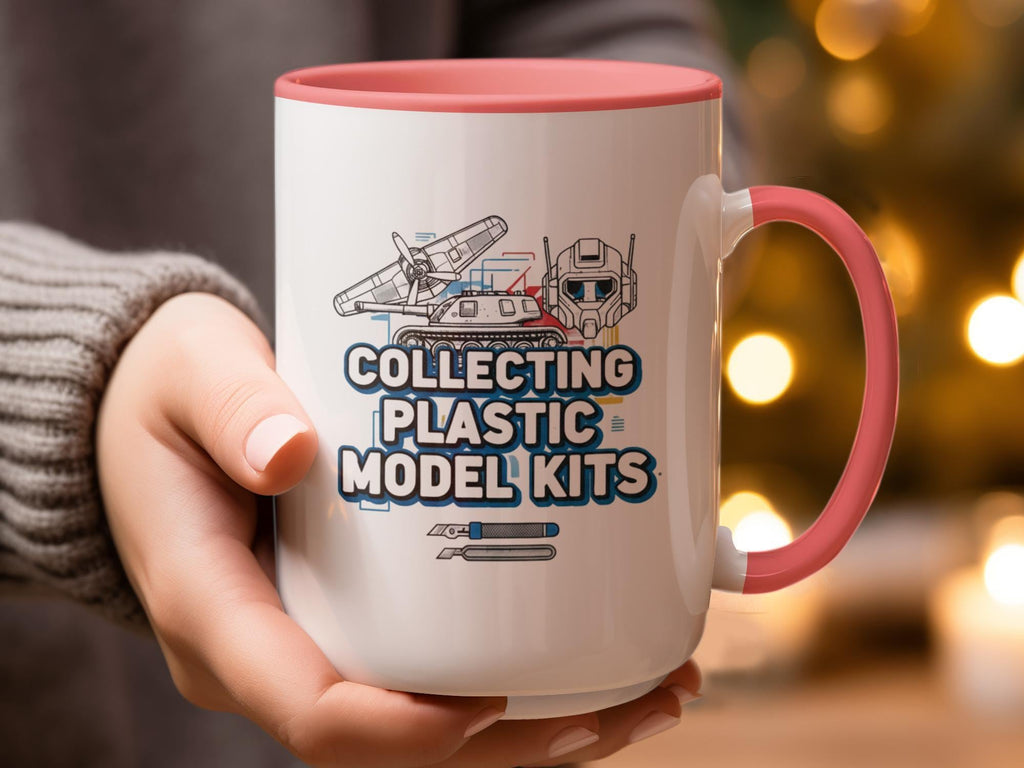 Collecting Plastic Model Kits Mug, Hobbyist Gift Idea, Fun Collectibles Mug, Coffee Mug for Model Kit Enthusiasts, Unique Gift