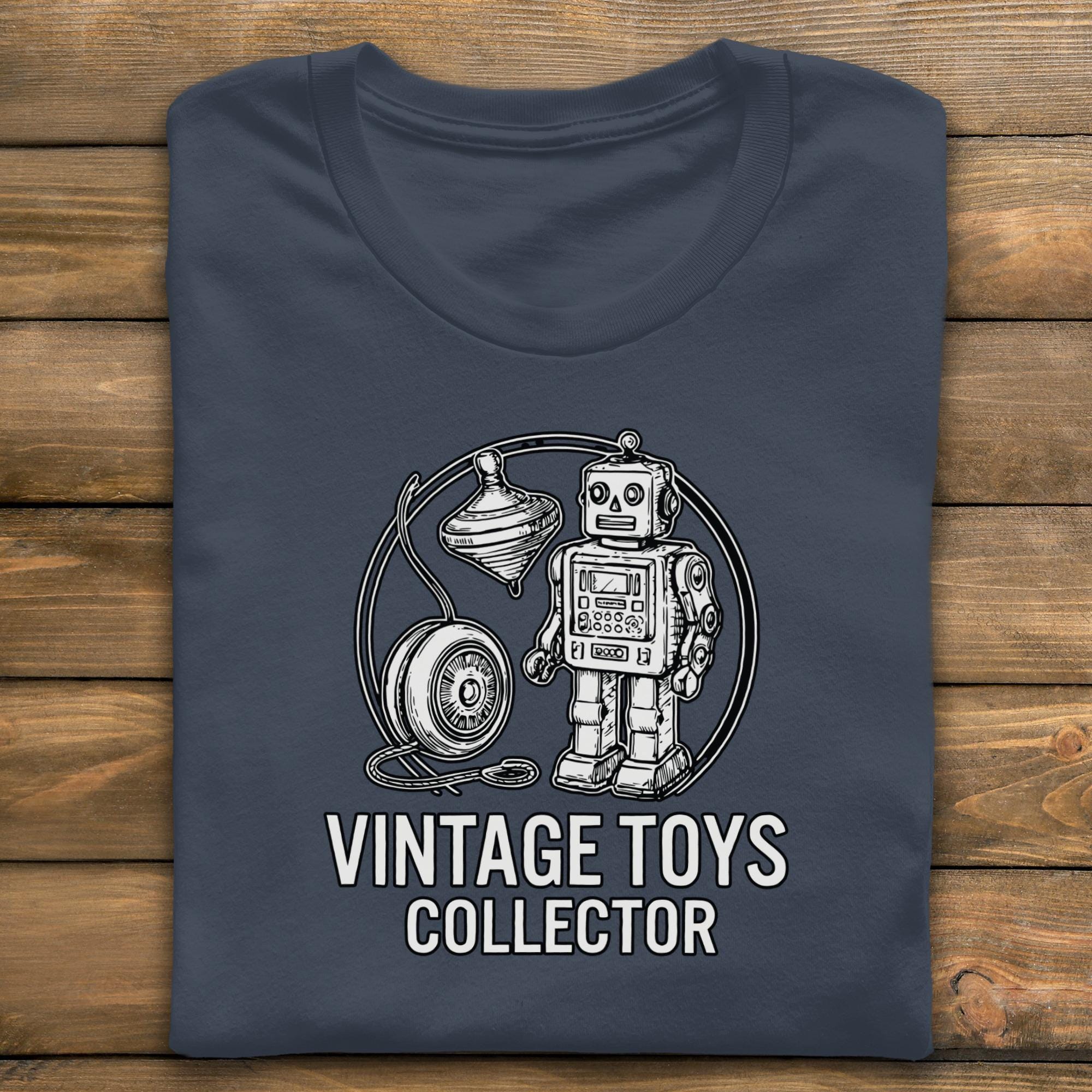 Vintage Toys T Shirt, Robot Toy, Yo Yo, Vintage Toys Collector Shirt, Retro Toys Tee, Comfort Colors Shirt, Gift for Toy Collector