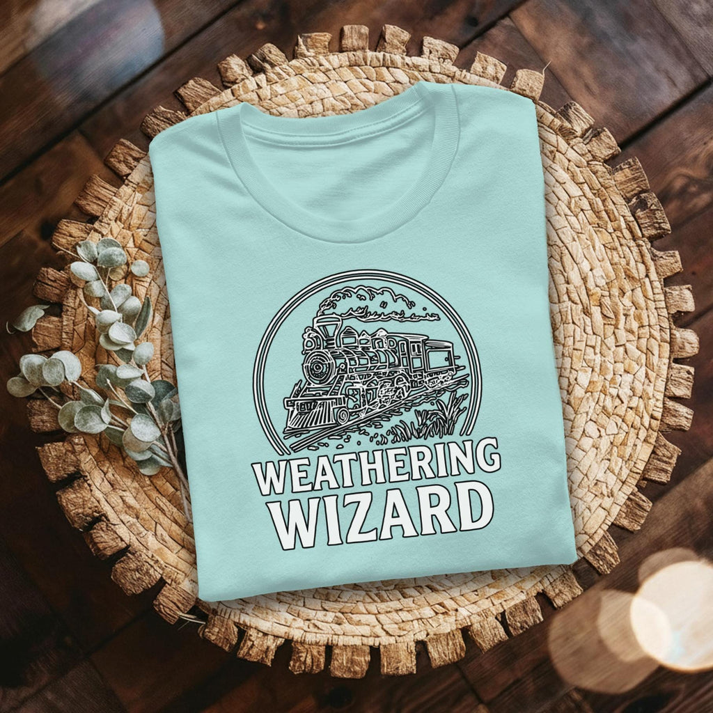 Weathering Wizard T-Shirt, Steam Train Tee, Railroad, Vintage Train Shirt, Train Lover Gift, Comfort Colors, Unisex T-Shirt, Gift For Men
