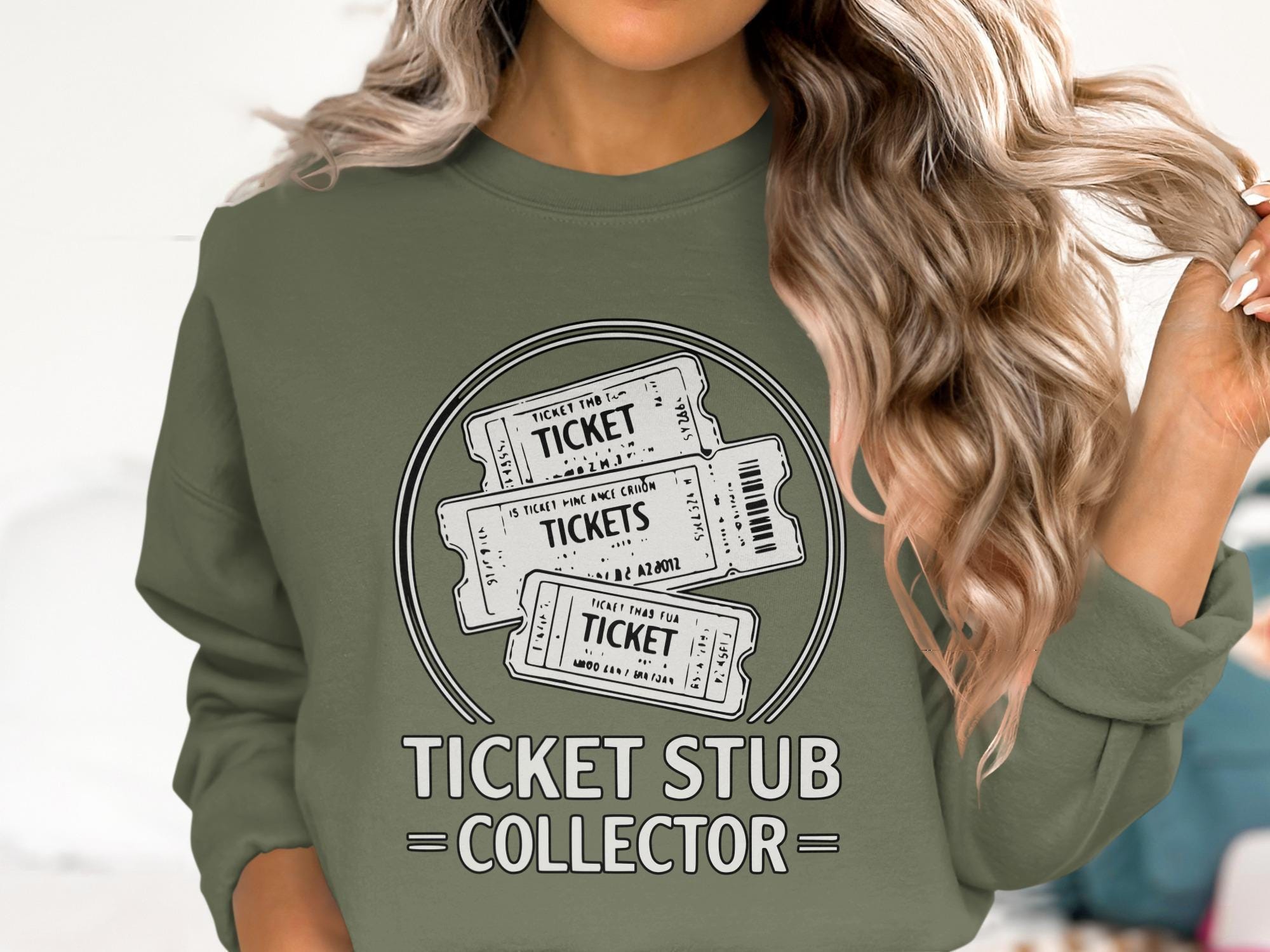 Ticket Stub Collector T-Shirt, Ticket Collector Tee, Collectible Tickets Shirt, Vintage Tickets Design, Comfort Colors Shirt, Ticket Gifts