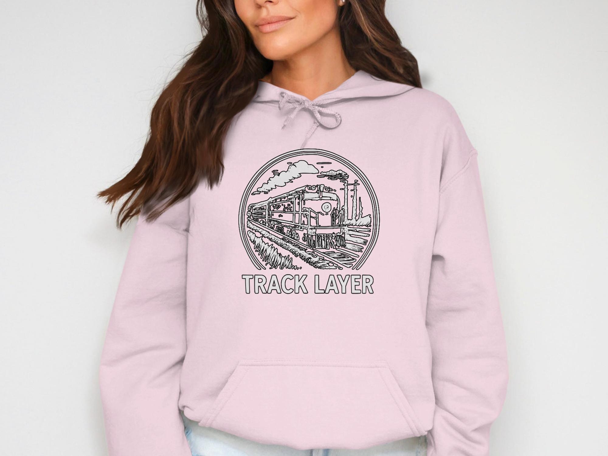 Track Layer T-Shirt, Train Lover Shirt, Railroad Tee, Railway Enthusiast Gift, Comfort Colors Tee, Vintage Train Shirt