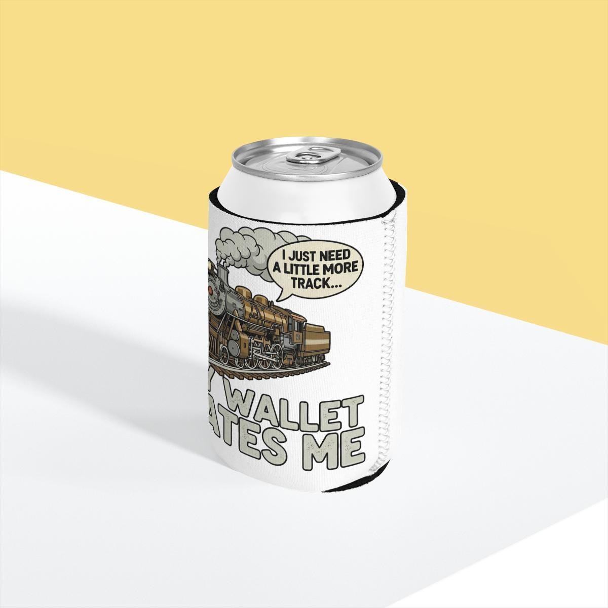 Train Mug, Train Lover Gift, More Track Mug, Funny Train Quote Mug, My Wallet Hates Me, Model Train Collector Mug, Train Hobbyist Mug