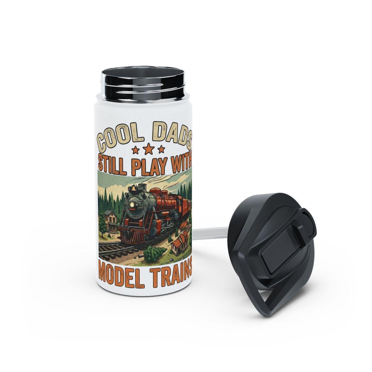 Cool Dads Mug, Model Trains Mug, Train Mug for Dad, Steam Train Mug, Model Railroad Mug, Gift for Dad, Train Lover Gift, Dad Gift Mug