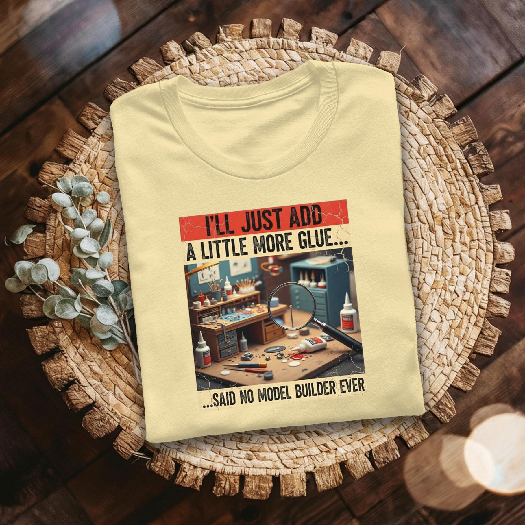 Model Builder T-Shirt, Add More Glue Tee, Hobby Shirt, Funny Model Building Gift, Comfort Colors Shirt, Scale Model Tee, Craft T-Shirt