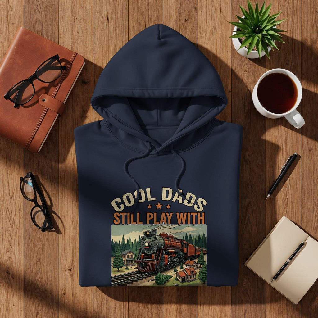Cool Dads Model Trains T-Shirt, Train Lover Shirt, Locomotive T-Shirt, Gift for Model Train Dad, Comfort Colors Tee, Father's Day Gift