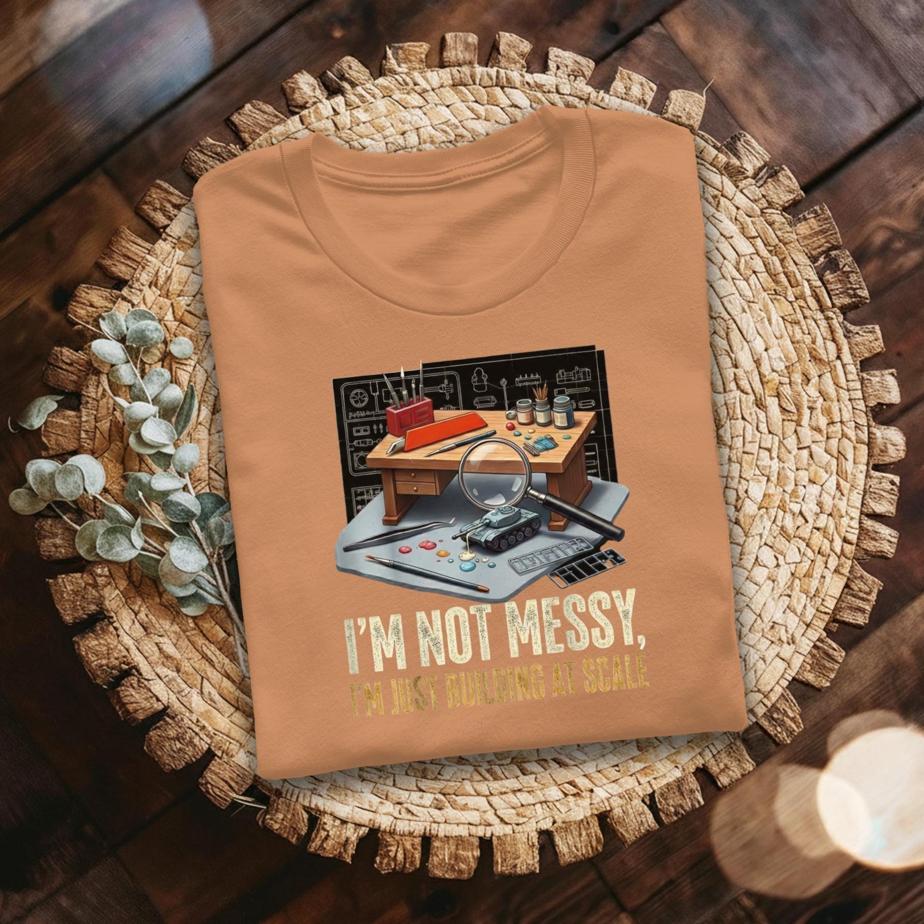 Scale Model Builder T-Shirt, Hobbyist Gift