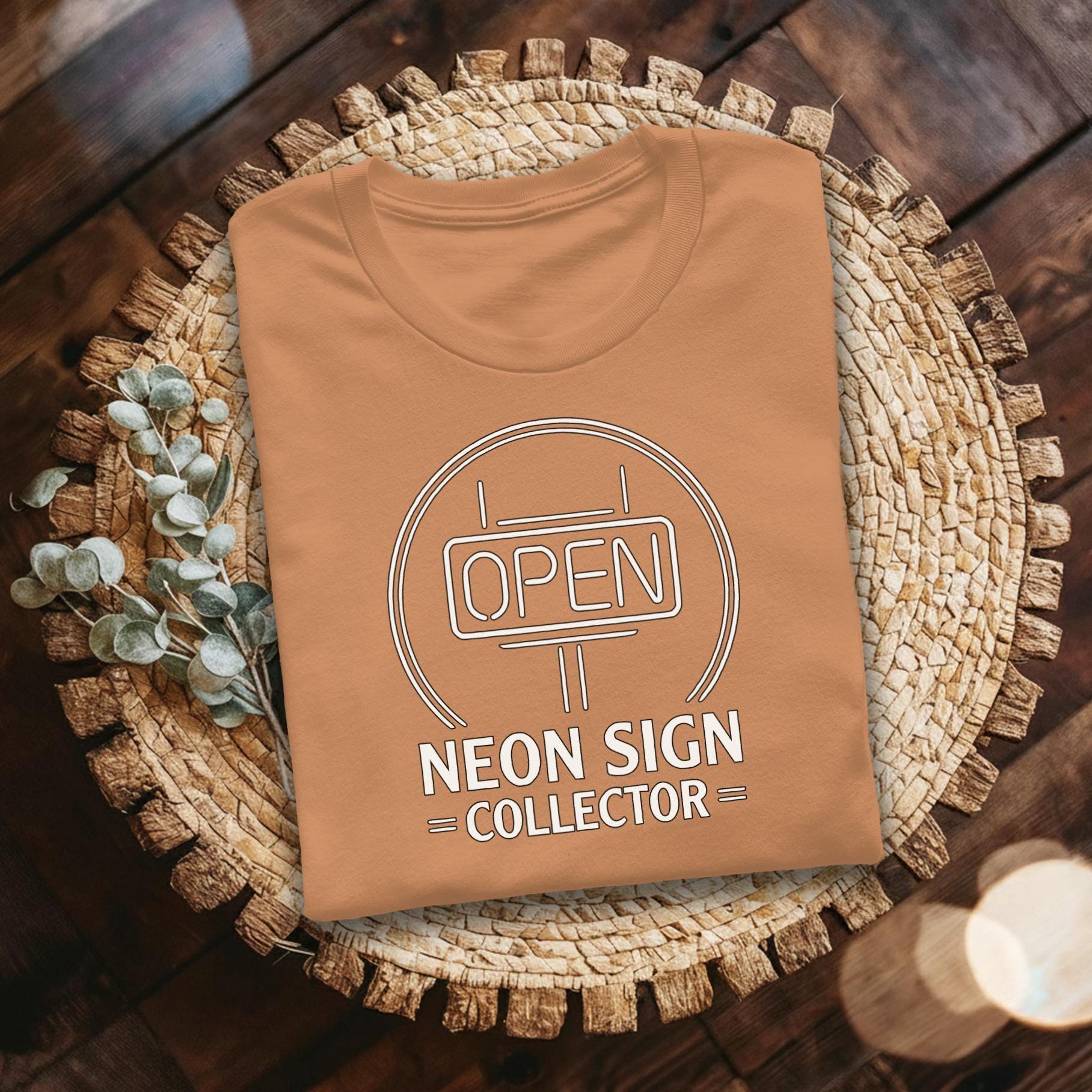 Open Neon Sign T-Shirt, Retro Vintage Tee, Neon Collector Gift, Comfort Colors Shirt, Graphic Tees, Unisex Open Sign T-Shirt
