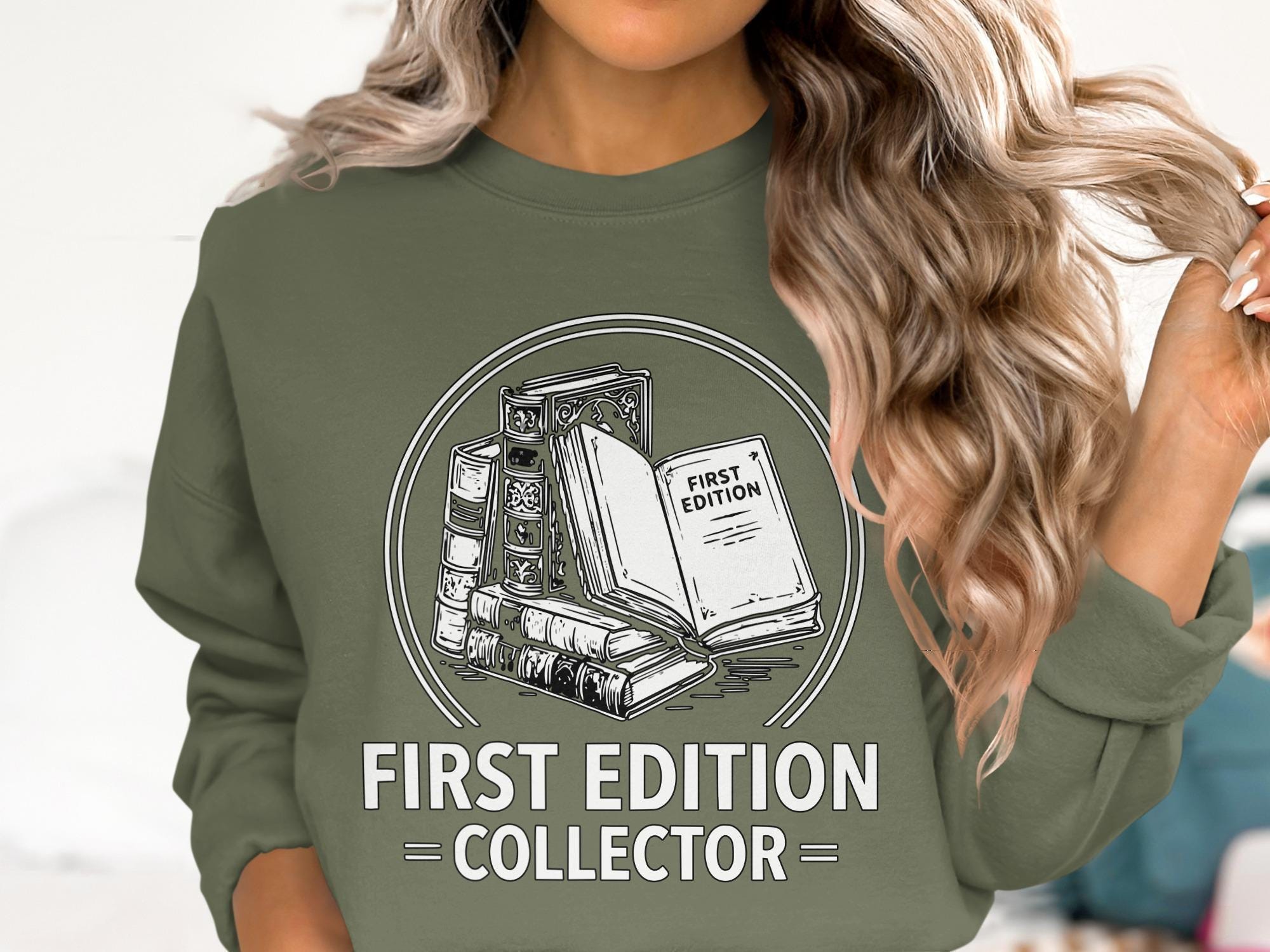 First Edition Collector T-Shirt, Book Lover Tee, Rare Book, Library Shirt, Vintage Bookish, Reader Gift, Comfort Colors, Books TShirt