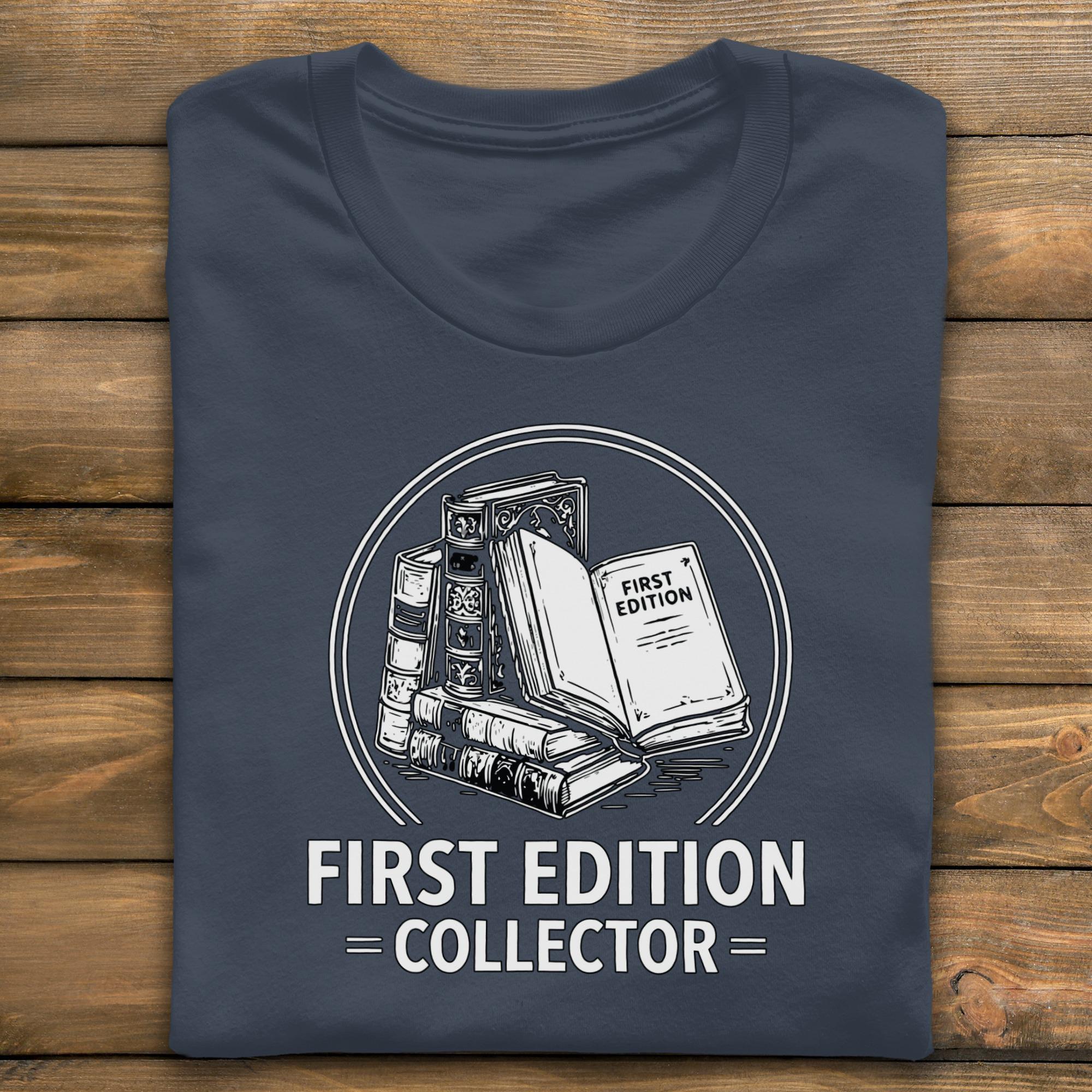 First Edition Collector T-Shirt, Book Lover Tee, Rare Book, Library Shirt, Vintage Bookish, Reader Gift, Comfort Colors, Books TShirt