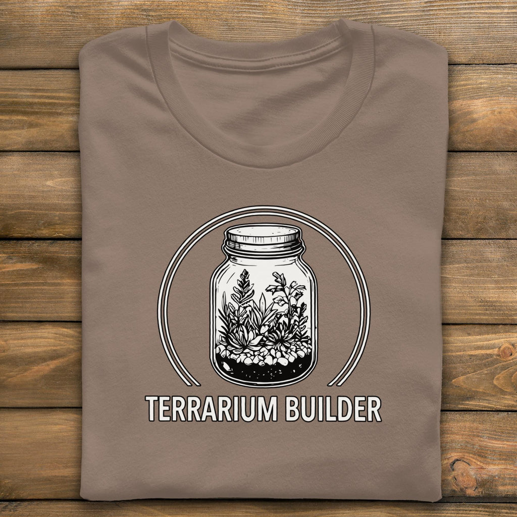 Terrarium Builder T-Shirt, Plant Lover Gift, Botanical Design, Mason Jar Art, Gardener Tee, Comfort Colors Shirt, Houseplant T Shirt
