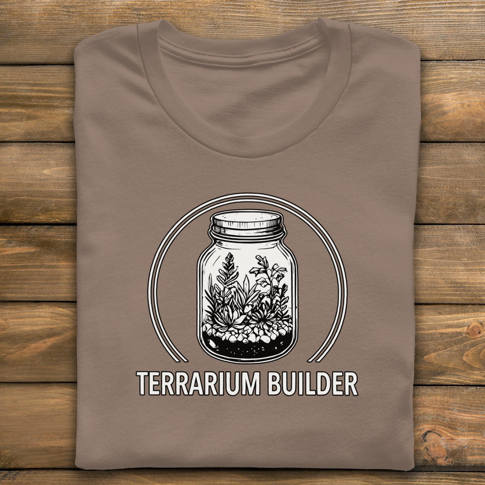 Terrarium Builder T-Shirt, Plant Lover Gift, Botanical Design, Mason Jar Art, Gardener Tee, Comfort Colors Shirt, Houseplant T Shirt