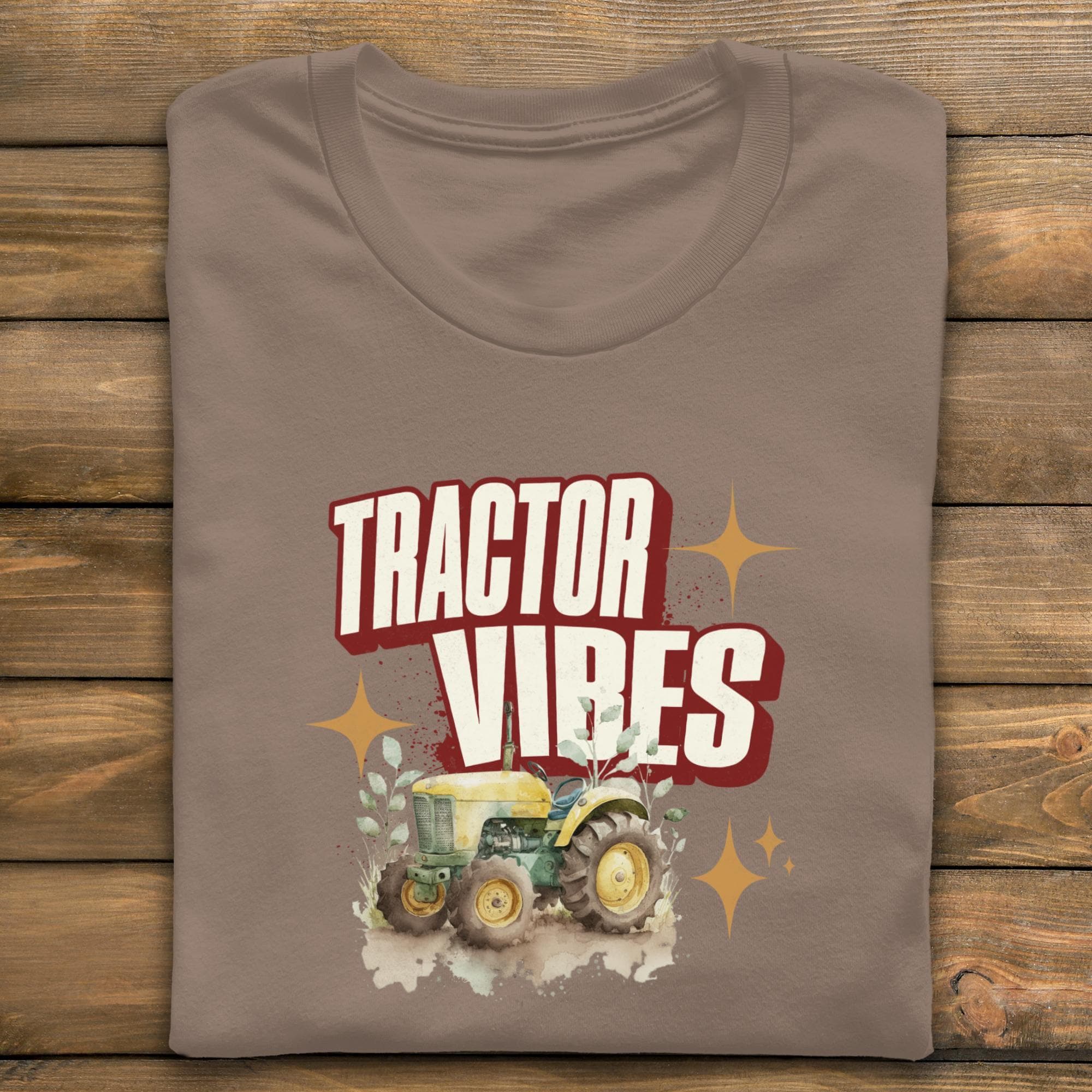 Tractor Vibes T-Shirt, Farm Life Tee, Vintage Tractor, Country Style Shirt, Tractor Lover Gift, Farming Shirt, Rural T-Shirt, Countryside