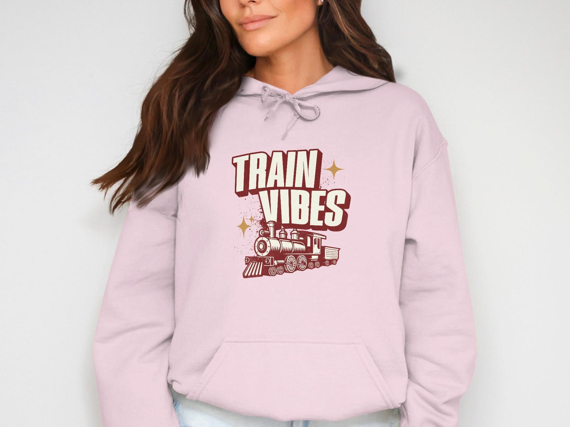 Train Vibes T Shirt, Retro Train Tee, Vintage Style T-Shirt, Locomotive Shirt, Train Lover Gift, Steam Train Shirt, Railroad T Shirt