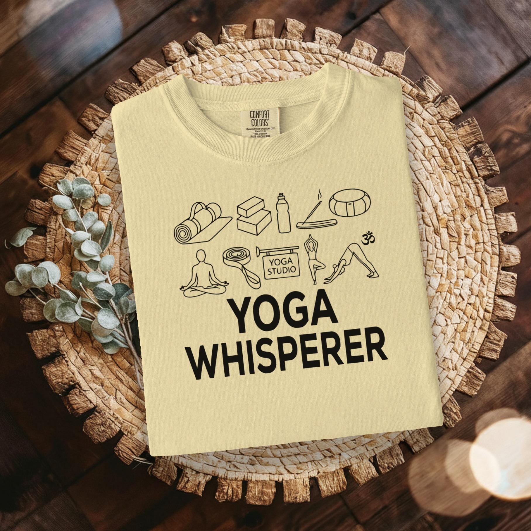 Yoga Whisperer Shirt, Yoga Lover Gift, Funny Yoga Tee, Zen Meditation Shirt, Yoga Instructor Gift, Yoga Studio Apparel