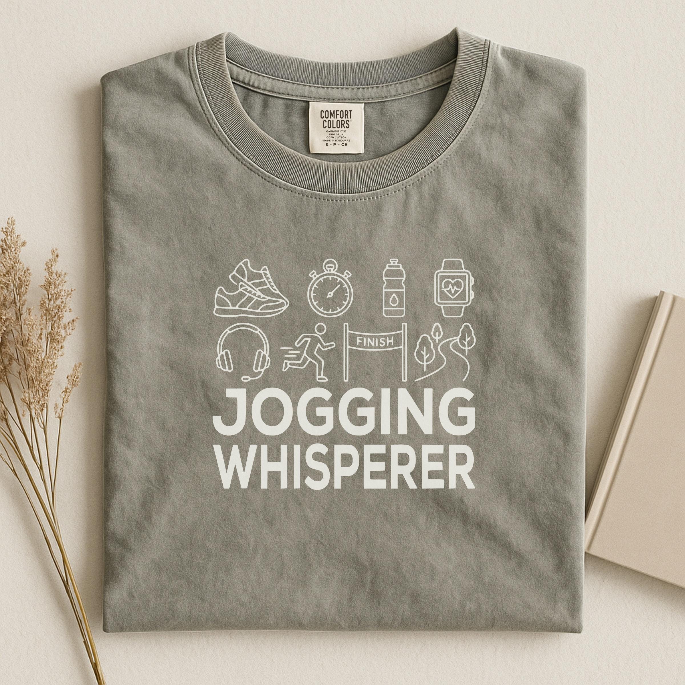 Jogging Whisperer Shirt, Funny Running Gift, Jogging Enthusiast Tee, Runner Gift Idea, Jogger Graphic Shirt, Athletic Humor Shirt