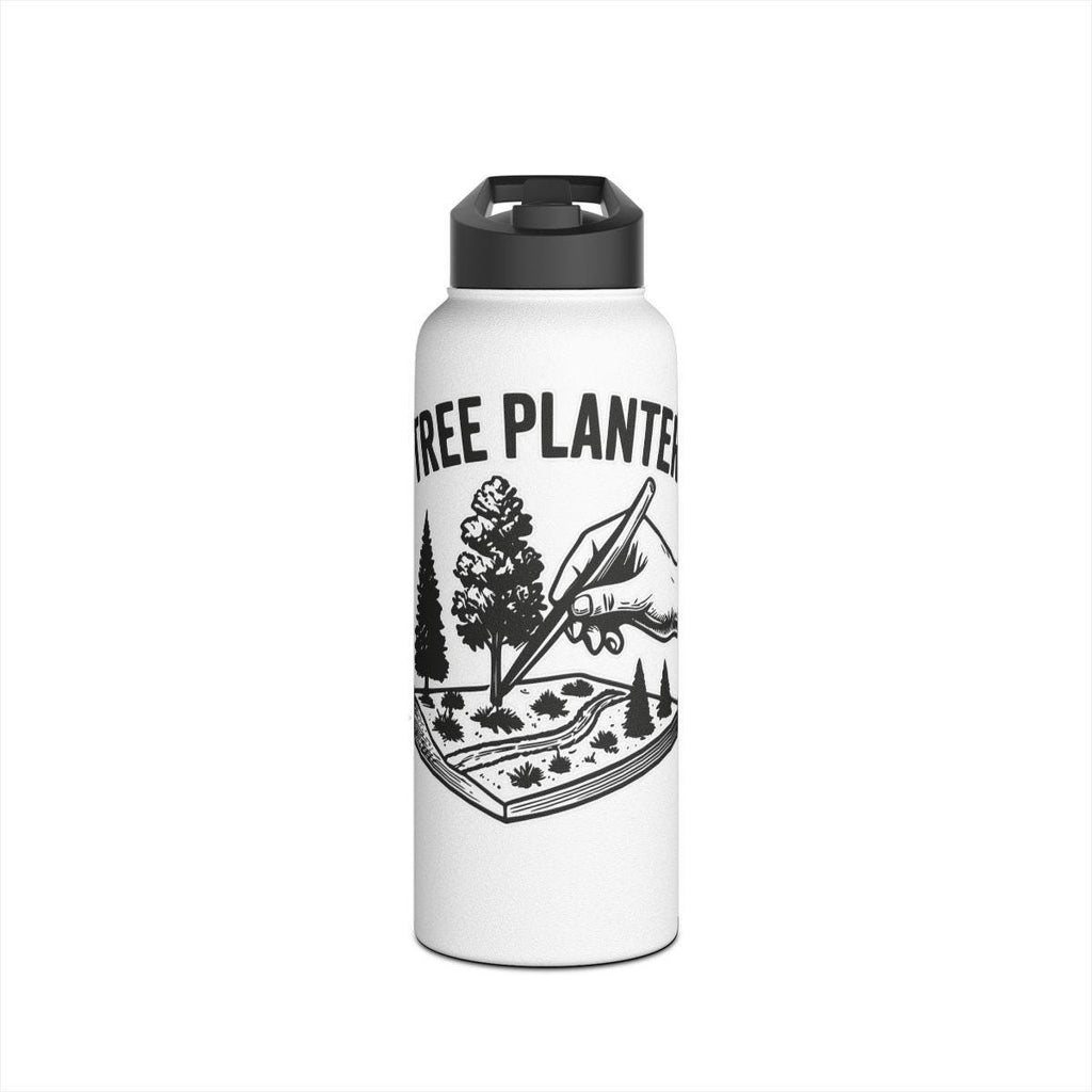 Tree Planter Water Bottle, Eco-Friendly Bottle, Reusable Water Bottle, Nature Lover Gift, Outdoorsy Gift, Gardening Enthusiast Flask