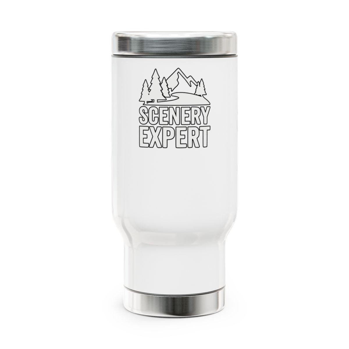 Scenery Expert Travel Tumbler, Insulated Tumbler for Outdoor Enthusiasts, Stainless Steel Adventure Mug, Double Wall Travel Cup