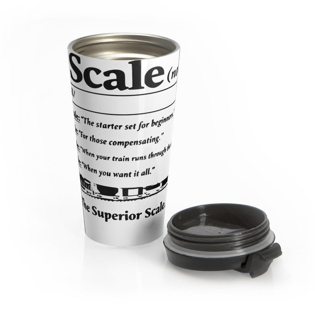 Train Lore Travel Mug, Funny Train Lover Gift, Collector's Stainless Steel Tumbler, Railway Enthusiast Coffee Cup, Portable Tea Flask