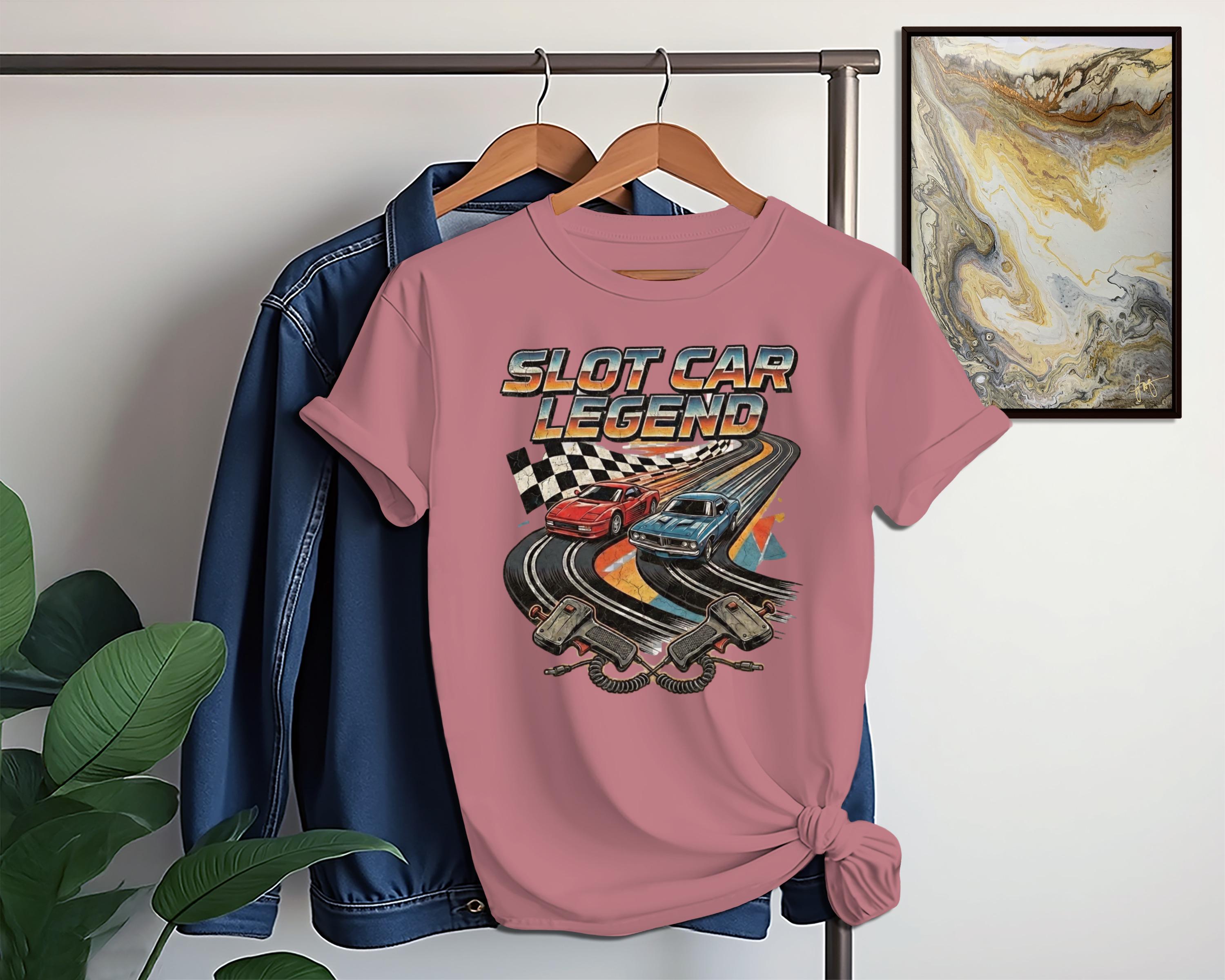 Slot Car Legend T Shirt, Racing Graphic Tee, Retro Car Enthusiast Shirt, Vintage Style Race Track Shirt, Gift For Car Lovers