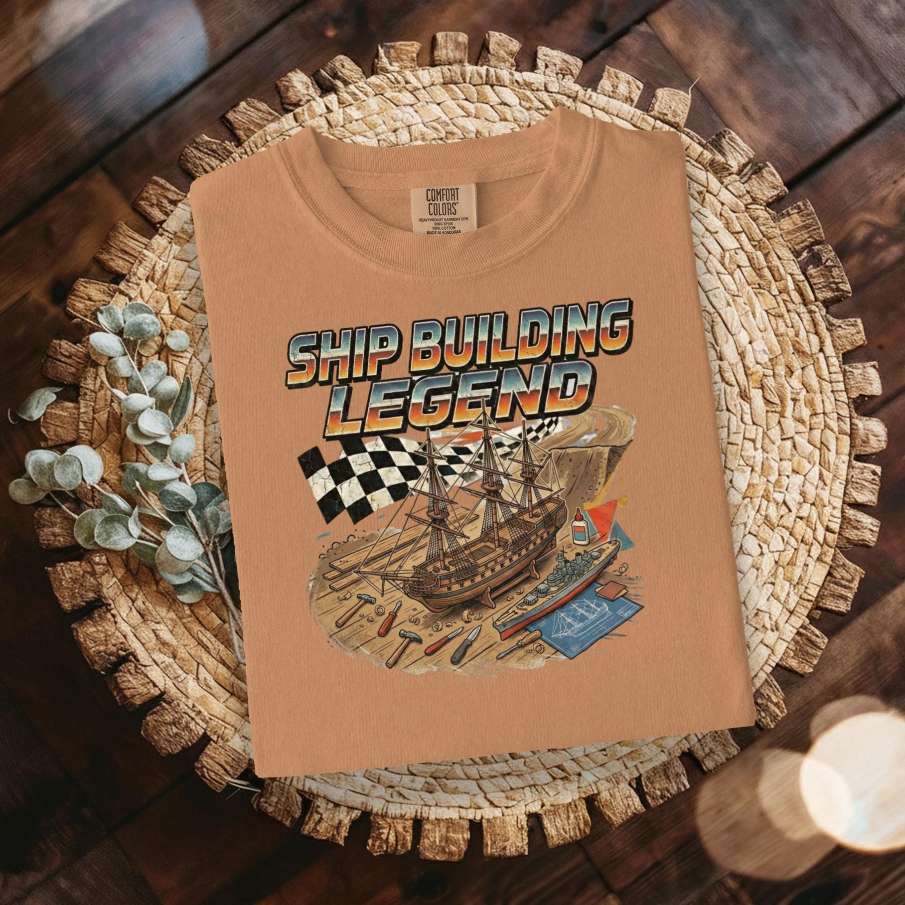 Ship Building Legend T-Shirt, Nautical Tee, Vintage Ship Builder Design, Sailing Enthusiast Gift, Maritime Lover Top, Graphic Tee