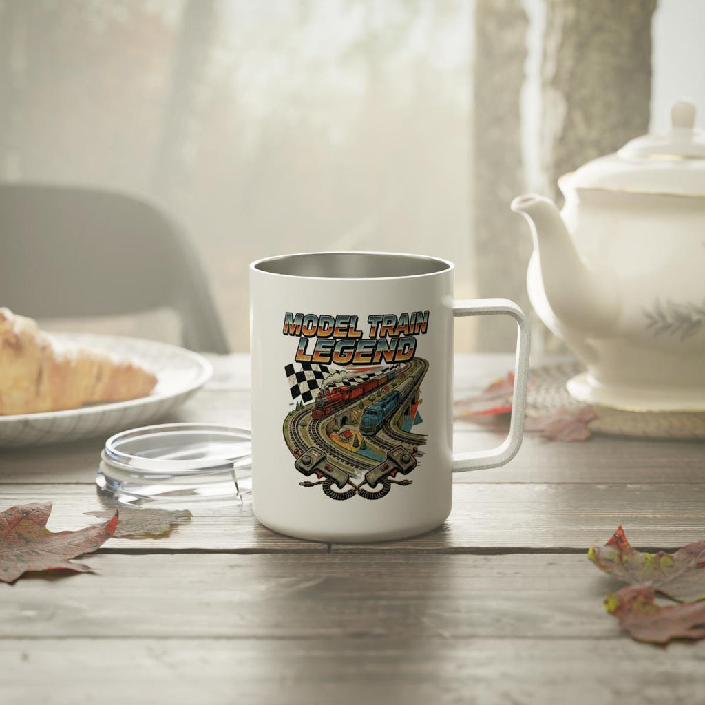 Model Train Legend Mug, Gift for Train Enthusiasts, Vintage Train Collection, Fun Mug for Train Hobbyists, Unique Train Mug
