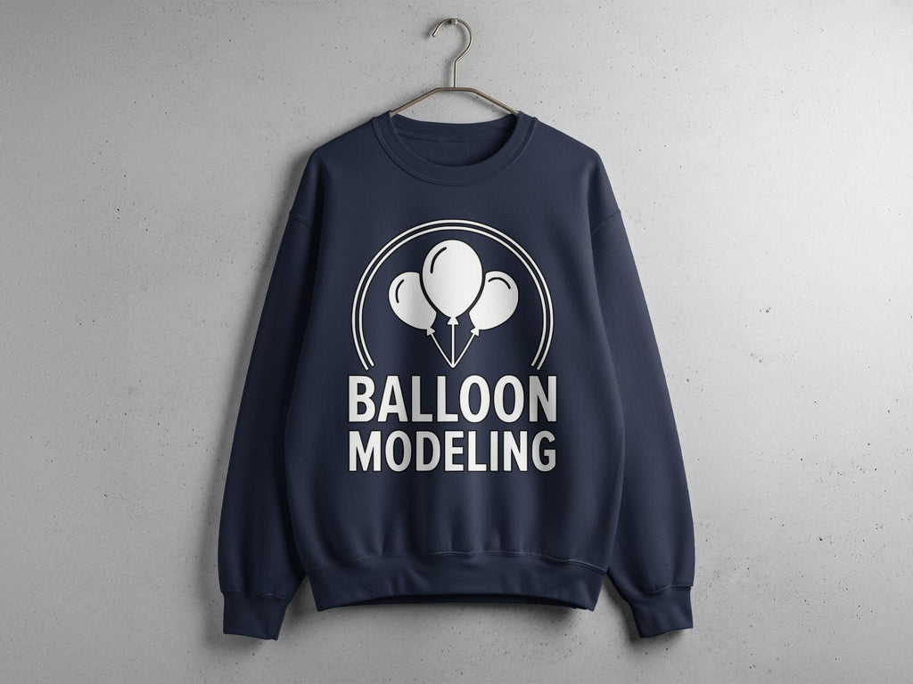 Balloon Modeling Sweatshirt, Funny Balloon Art Shirt, Balloon Twisting Gift, Balloon Artist Crewneck, Unique Balloons Sweater