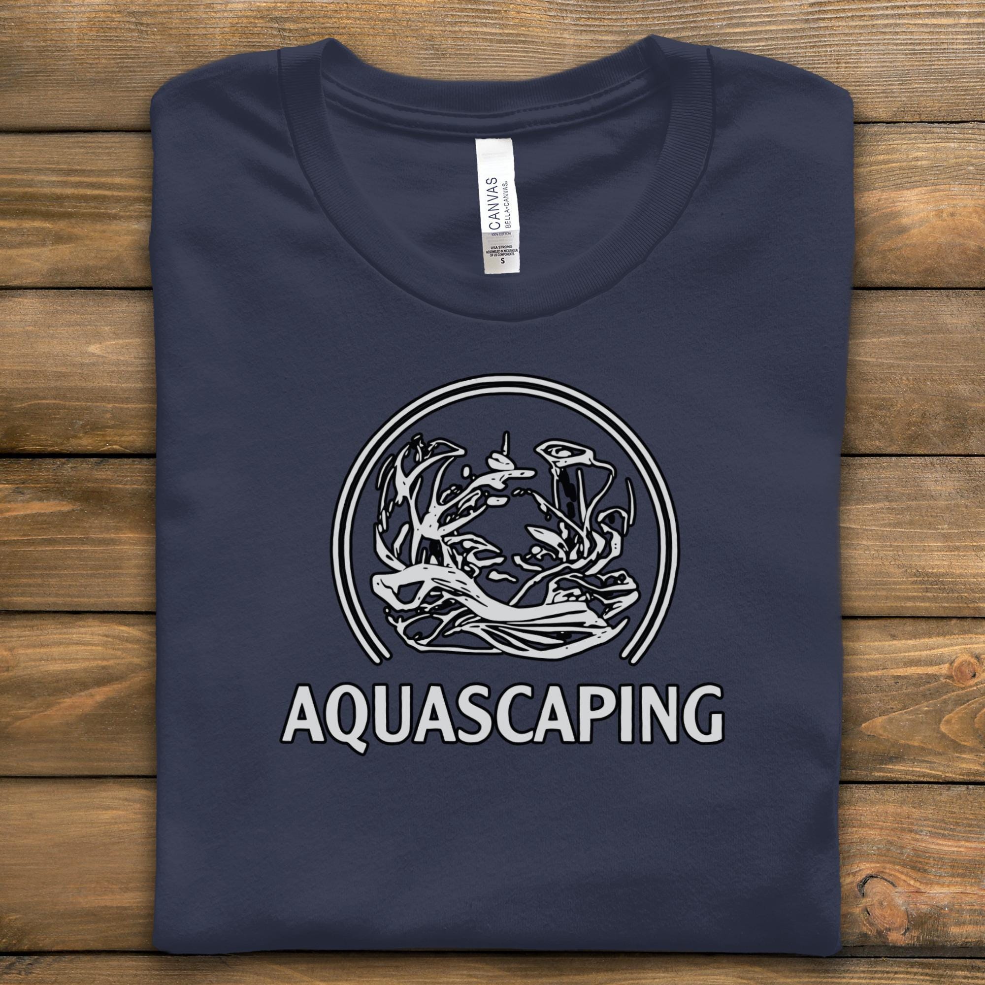 Aquascaping T-Shirt, Aquascape Enthusiast Shirt, Aquatic Design Tee, Fish Tank Lover Shirt, Aquarium Hobby Gift, Unique Aquascaping Top