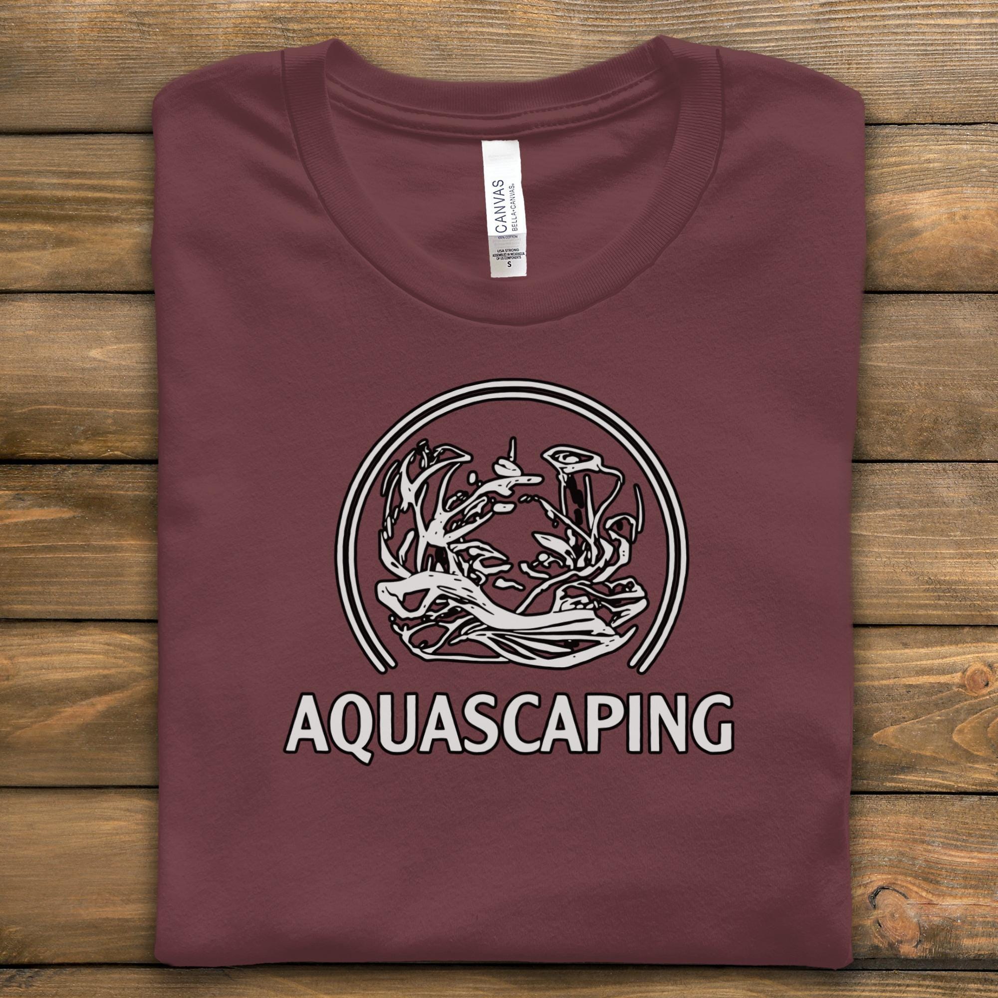 Aquascaping T-shirt, Aquascaping Graphic Tee, Aquarium Hobby Shirt, Aquascape Design Shirt, Fish Tank Enthusiast Gift, Aquarist Apparel