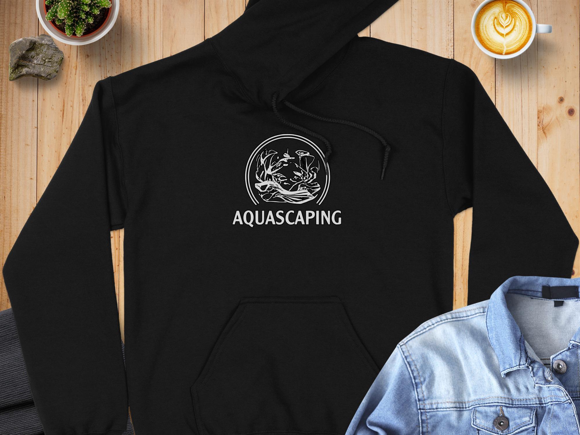 Aquascaping Hoodie, Fish Tank Enthusiast Gift, Aquarist Pullover, Aquatic Plants Sweatshirt, Aquarium Keeper Apparel