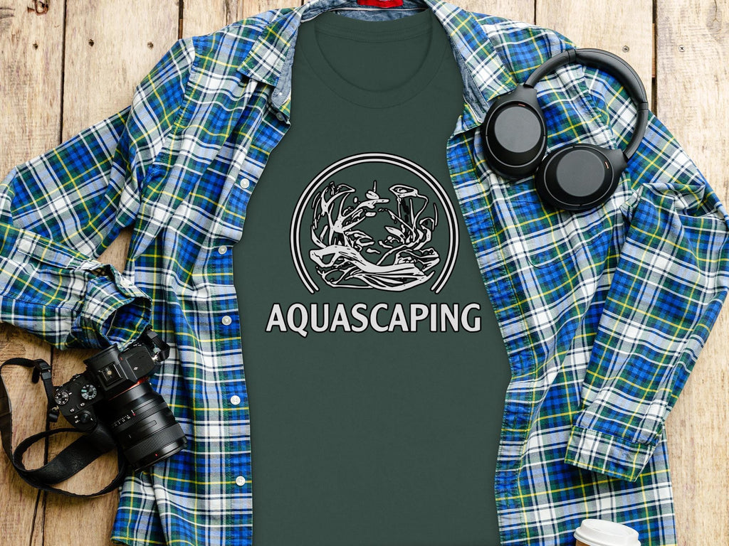 Aquascaping T Shirt, Fish Tank Enthusiast Shirt, Aquatic Hobby Tee, Nature Aquarium Lover Gift, Aquascape Art Design, Unisex Shirt