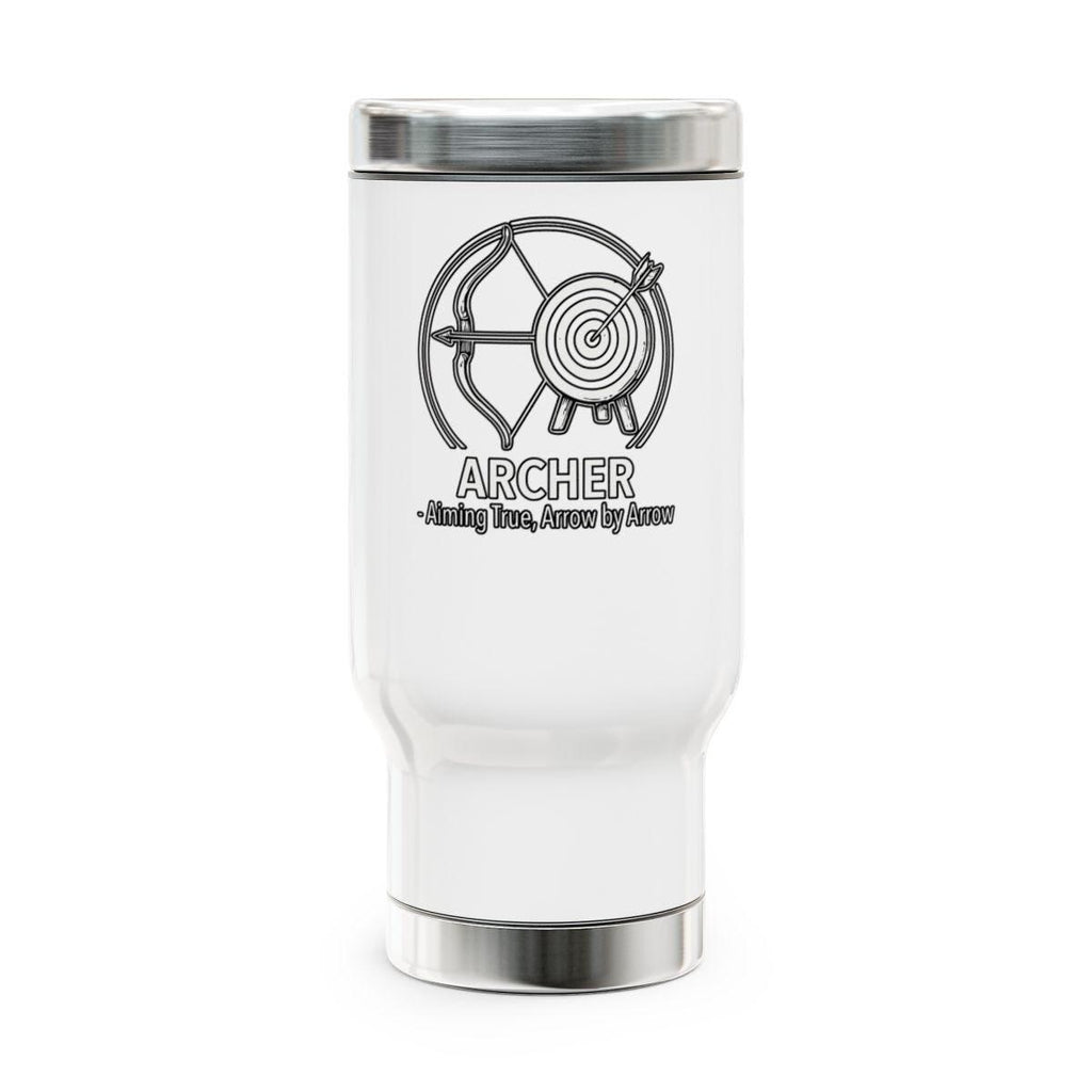 Stainless Steel Archer Tumbler, Archery Gift, Bow and Arrow Design, Perfect for Archery Enthusiasts, 20oz Travel Mug, Insulated Flask