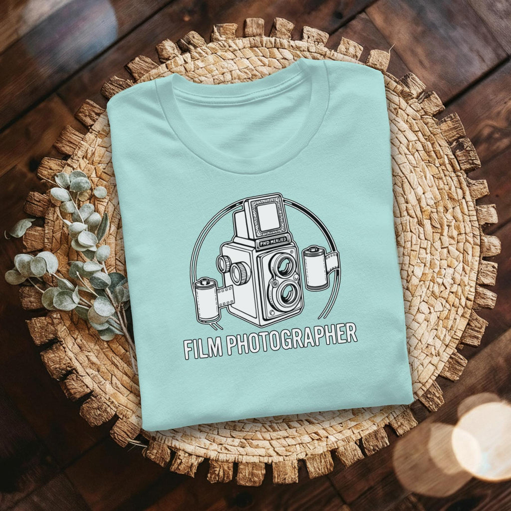 Film Photographer T-Shirt, Vintage Camera Tee, Photography Lover Gift, Analog Photography Shirt, Old Camera Graphic T Shirt