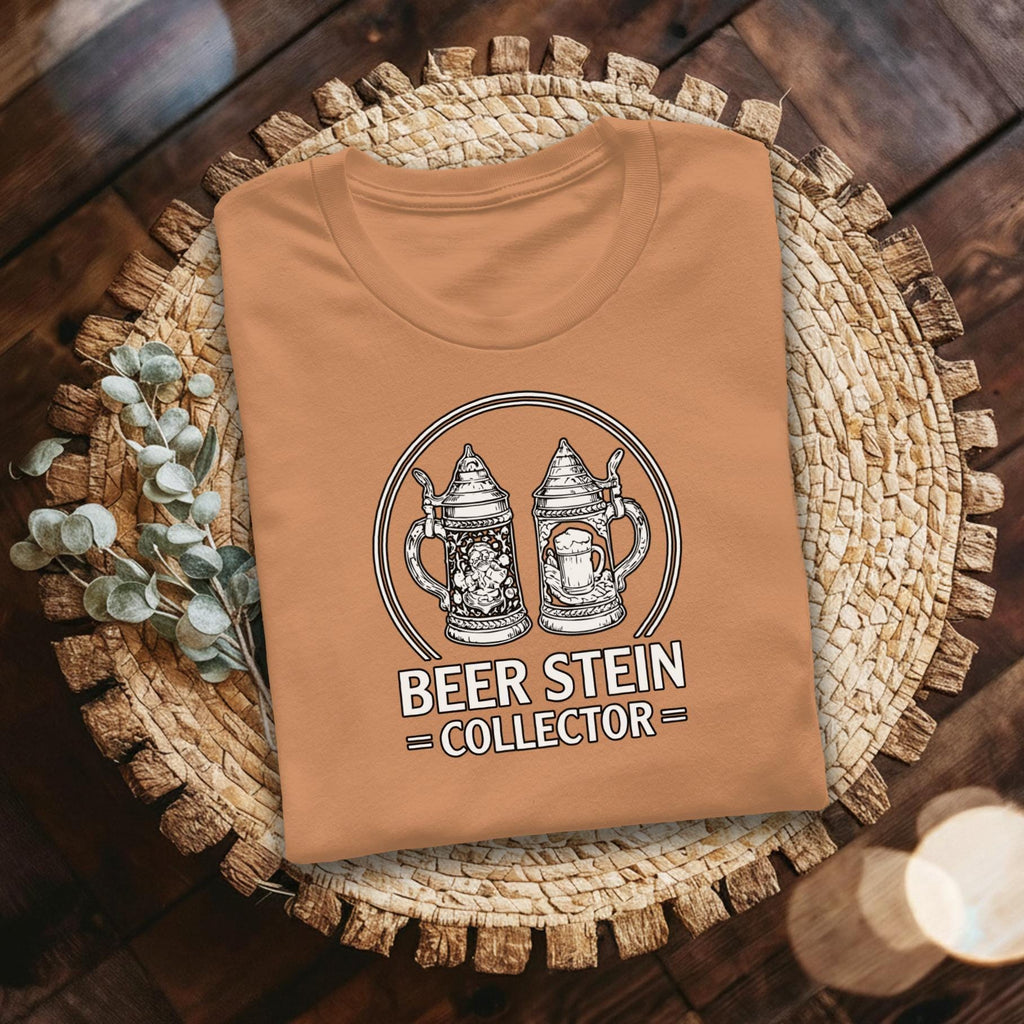 Beer Stein Collector T-Shirt, Unique Gift Idea, Comfort Colors Tee, Gift For Him, German Beer Lover, Oktoberfest Shirt, Stein Mug Shirt