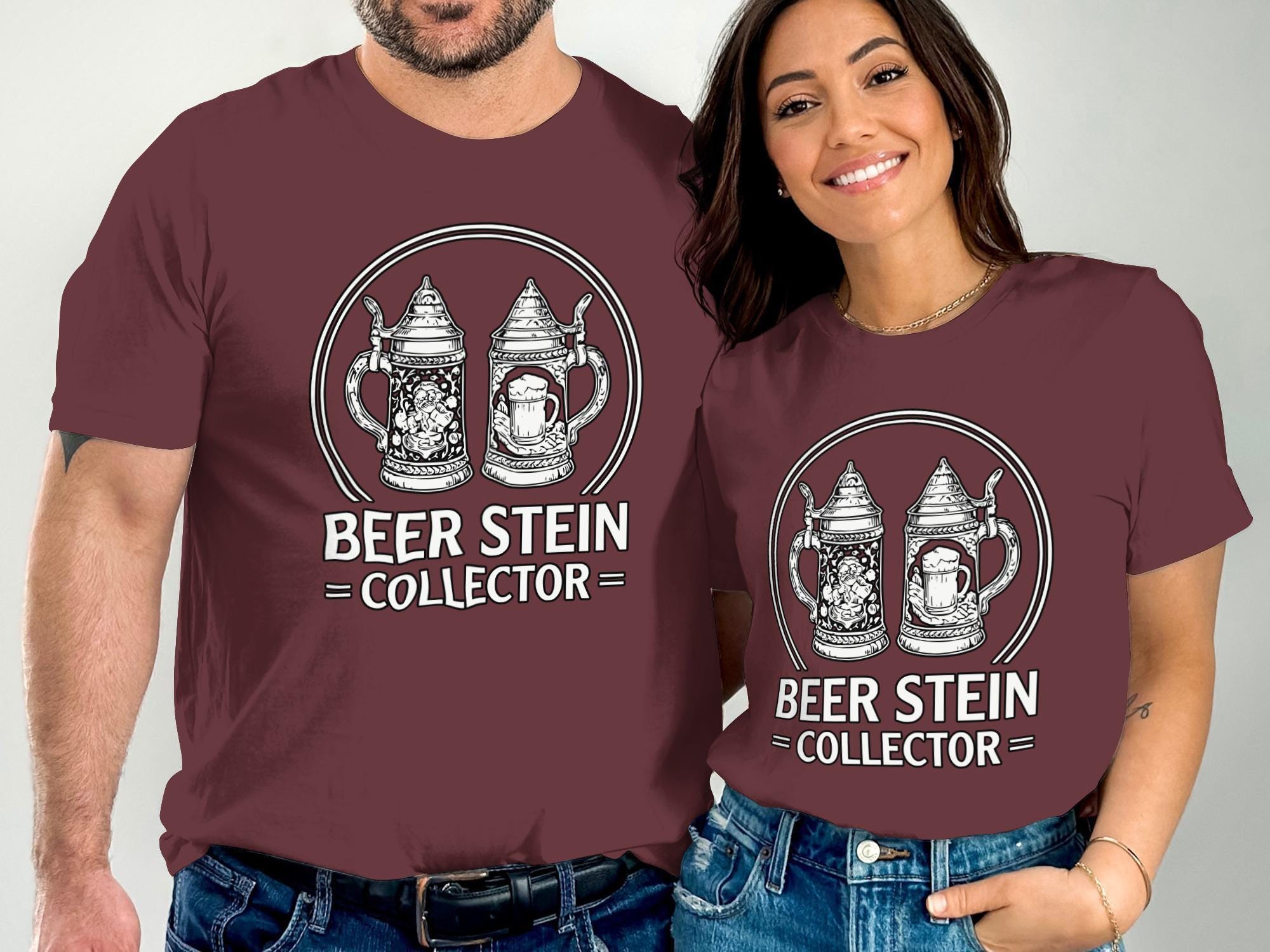 Beer Stein Collector T-Shirt, Unique Gift Idea, Comfort Colors Tee, Gift For Him, German Beer Lover, Oktoberfest Shirt, Stein Mug Shirt
