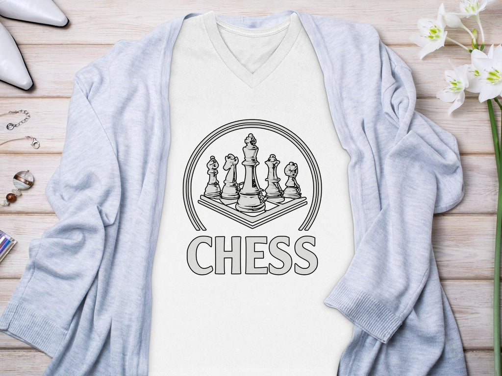 Chess T-Shirt, Strategy Game Tee, Board Game Apparel, Gift for Chess Players, Graphic Tee for Gamers, Chess Lover Shirt