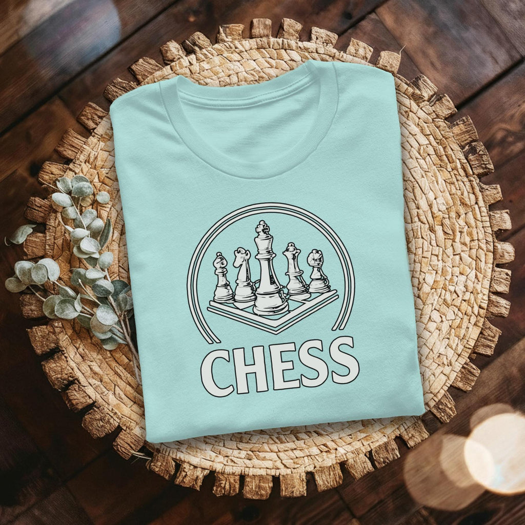 Chess T-Shirt, Strategy Game Tee, Board Game Apparel, Gift for Chess Players, Graphic Tee for Gamers, Chess Lover Shirt