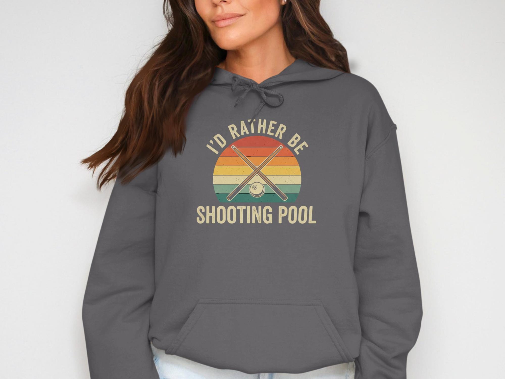 I'd Rather Be Shooting Pool T-Shirt, Retro Billiards Player Gift, Pool Lover Tee, Cue Sticks T Shirt, Trendy Billiards T-Shirt