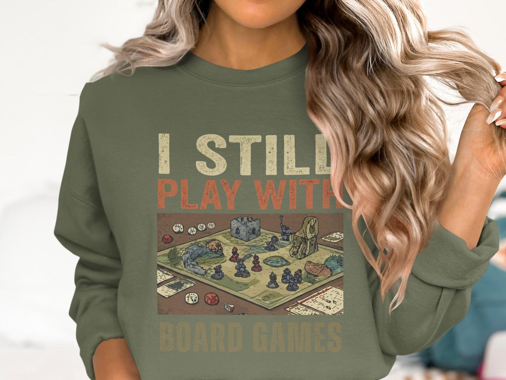 I Still Play Board Games T-Shirt, Tabletop Gaming Tee, RPG Lover Gift, Board Game Player Shirt, Dice Games Apparel