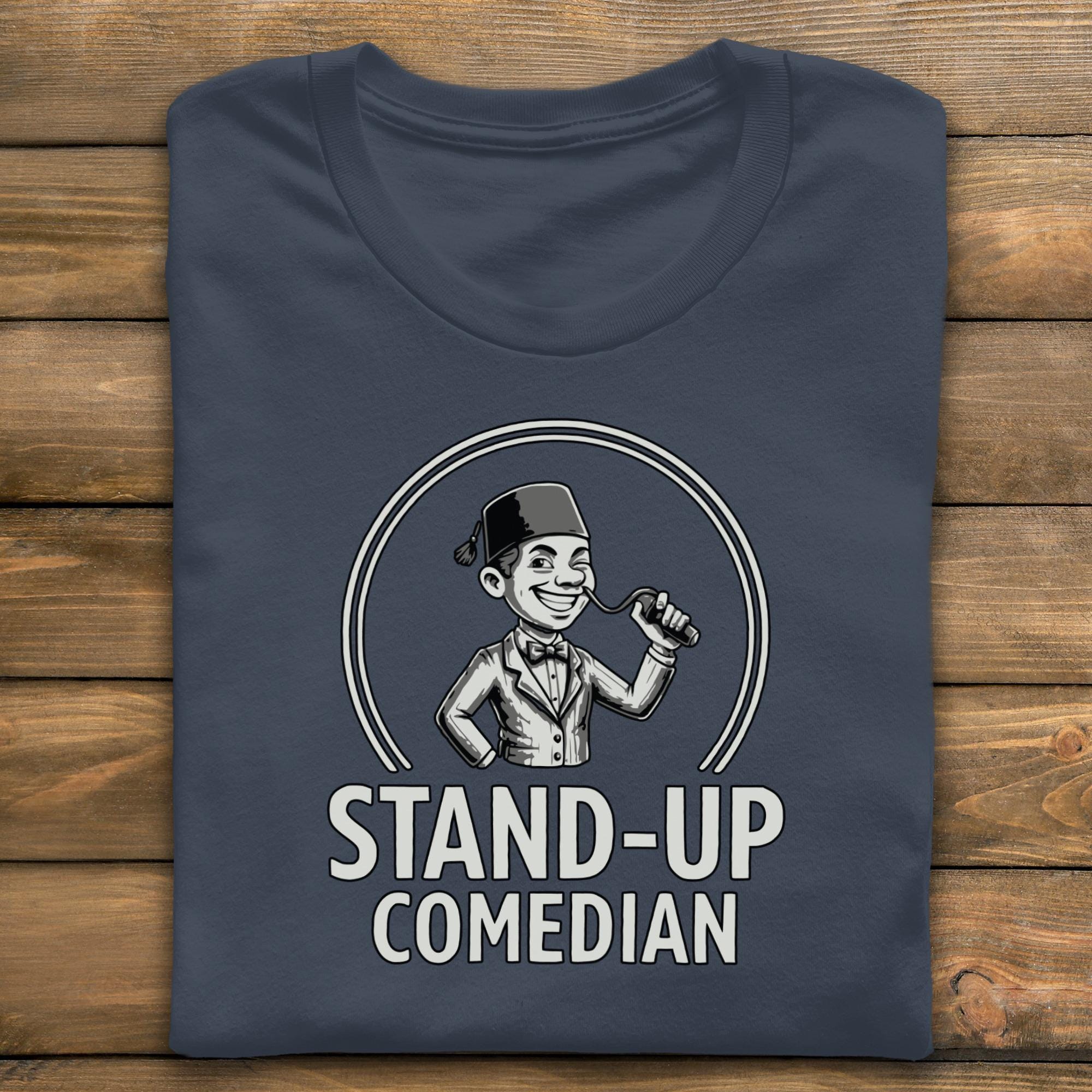 Stand Up Comedian T Shirt, Retro Style Tee, Comfort Colors Shirt, Unique Design T-Shirt, Funny Comedian Gift Idea, Gift for Comedy Fan