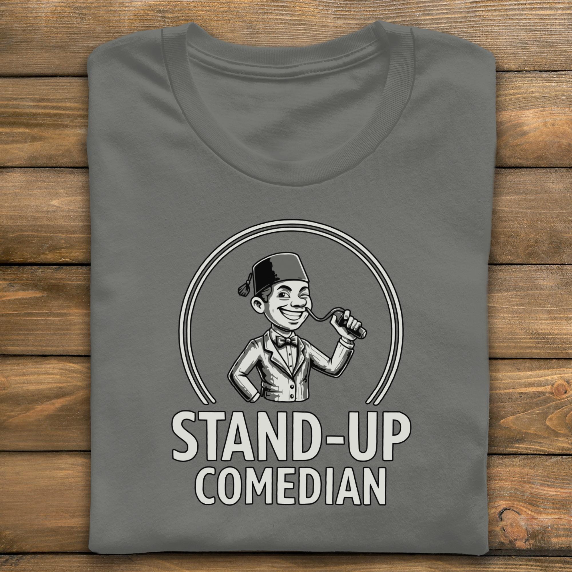 Stand Up Comedian T Shirt, Retro Style Tee, Comfort Colors Shirt, Unique Design T-Shirt, Funny Comedian Gift Idea, Gift for Comedy Fan