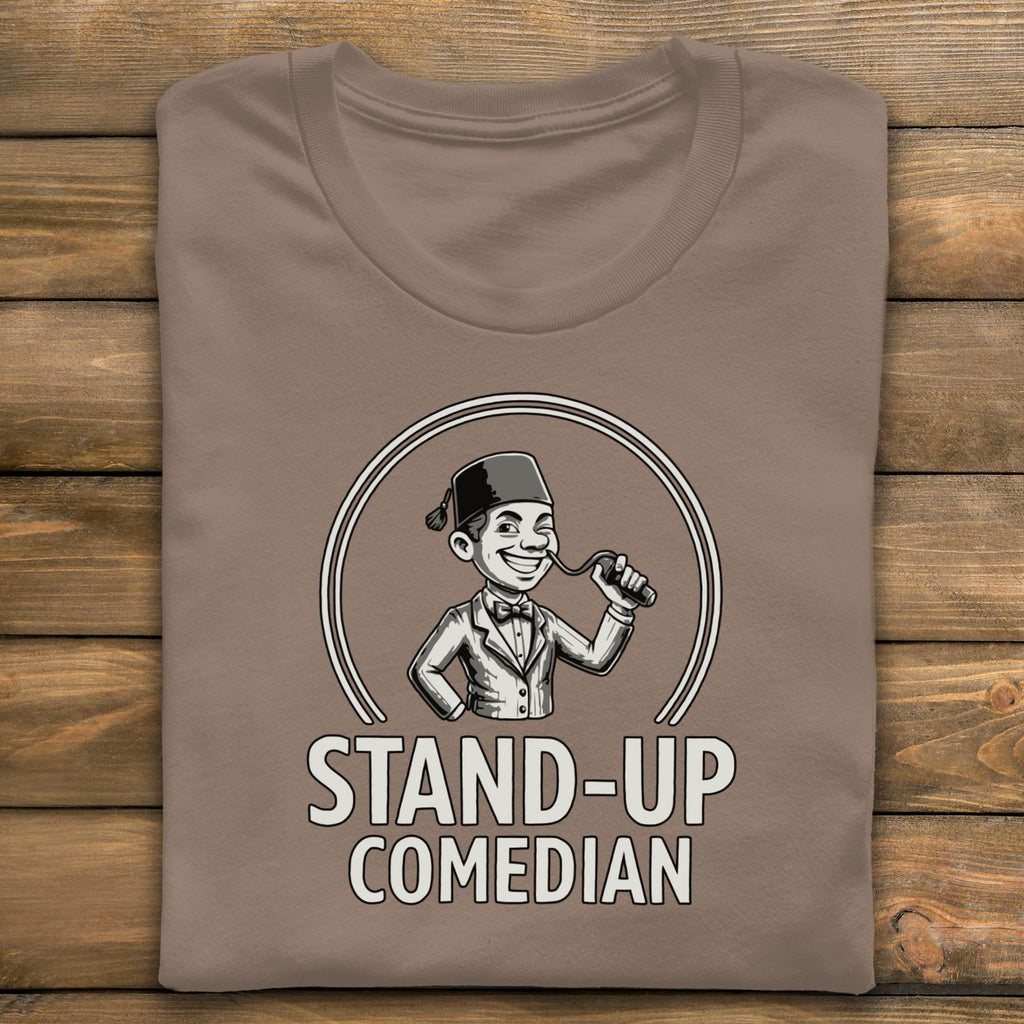 Stand Up Comedian T Shirt, Retro Style Tee, Comfort Colors Shirt, Unique Design T-Shirt, Funny Comedian Gift Idea, Gift for Comedy Fan