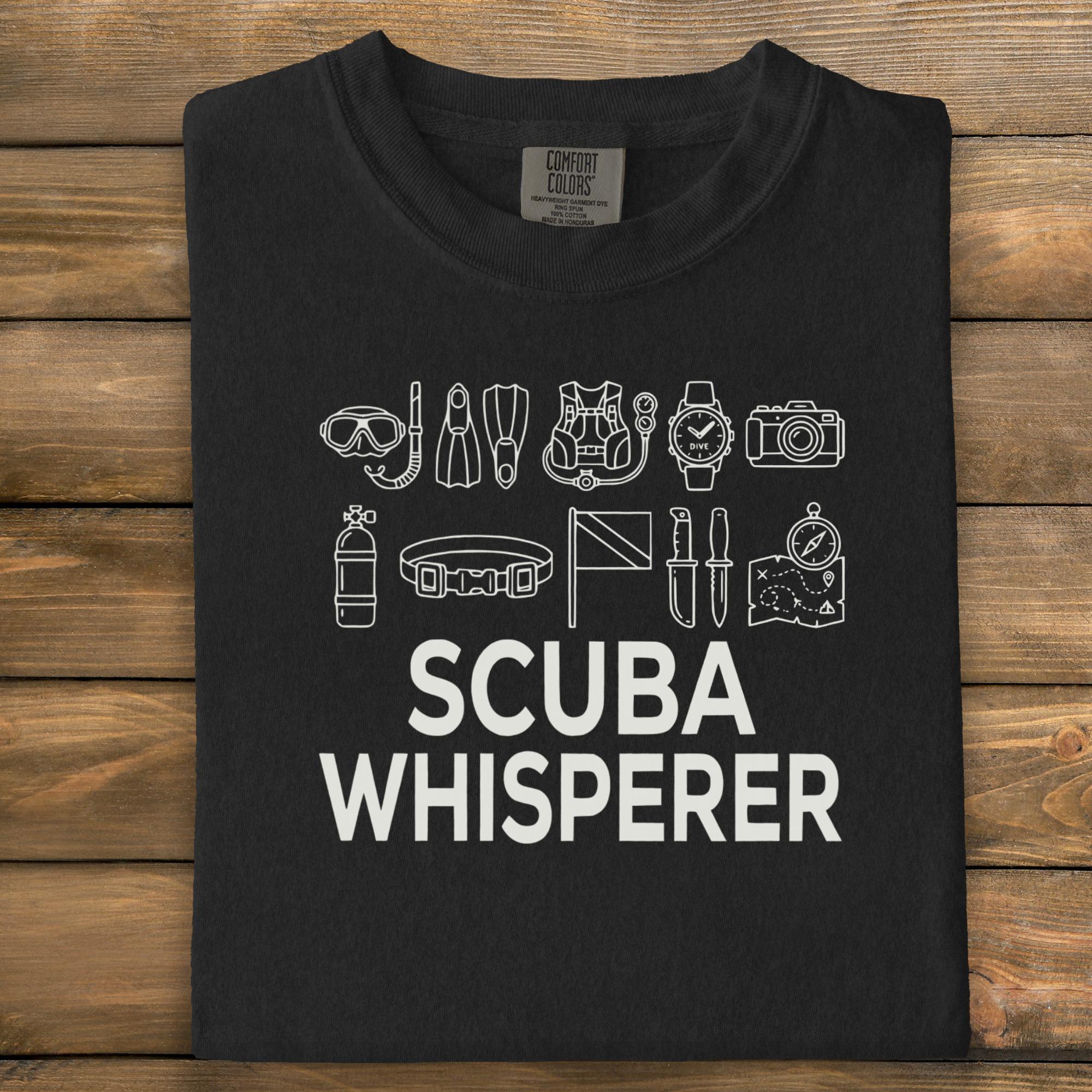 Scuba Whisperer T-Shirt, Diving Lover Gift, Underwater Adventure Tee, Diver Gift, Scuba Diving Shirt, Ocean Life Shirt, Dive T Shirt
