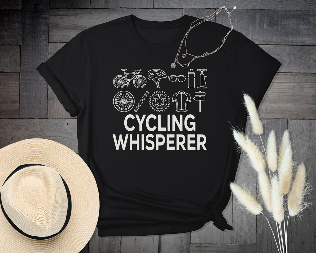 Cycling Whisperer T Shirt, Funny Bike Lover Gift, Road Bike, Mountain Bike, Cyclist Tee, Biking Apparel, Comfort Colors Shirt