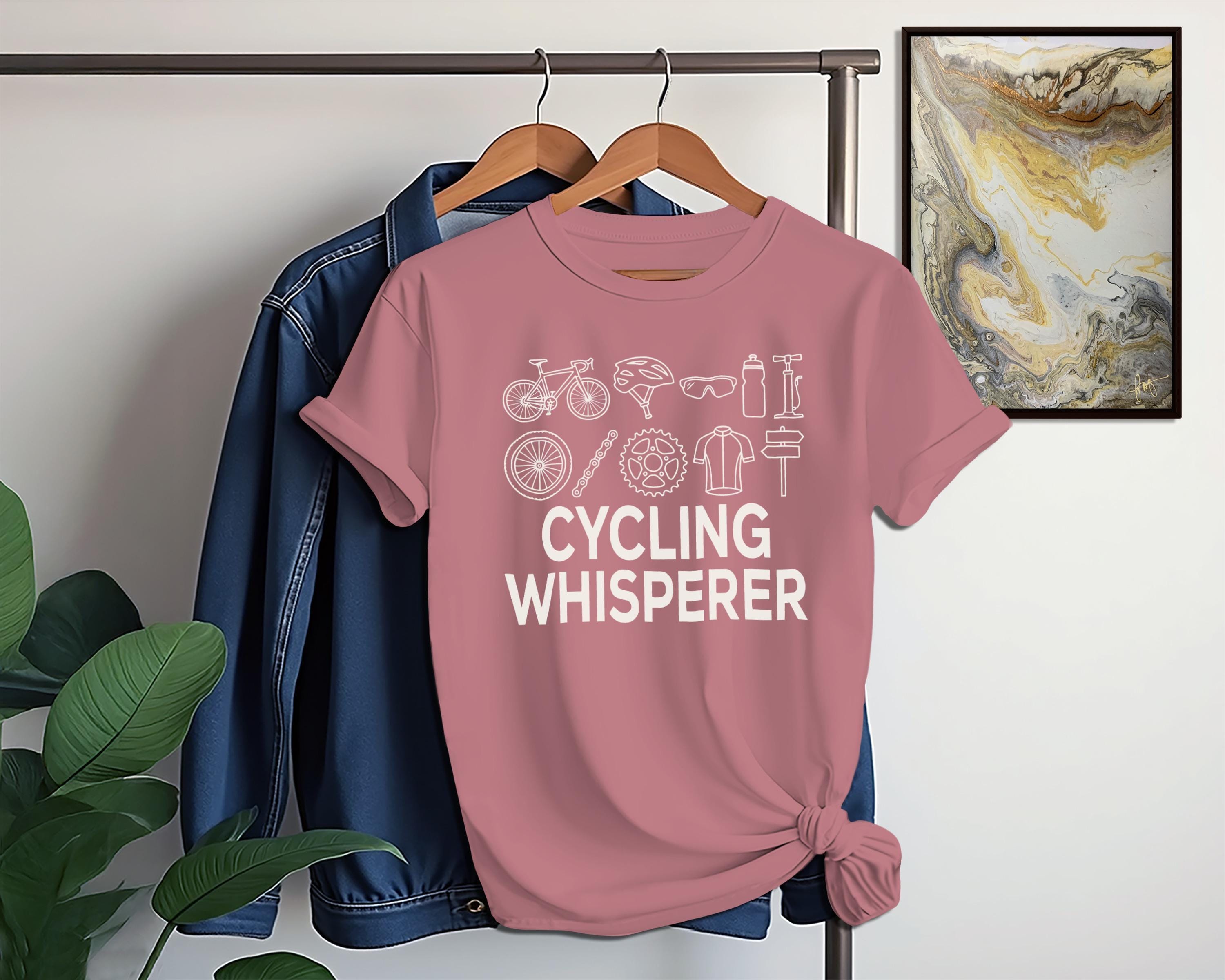 Cycling Whisperer T Shirt, Funny Bike Lover Gift, Road Bike, Mountain Bike, Cyclist Tee, Biking Apparel, Comfort Colors Shirt