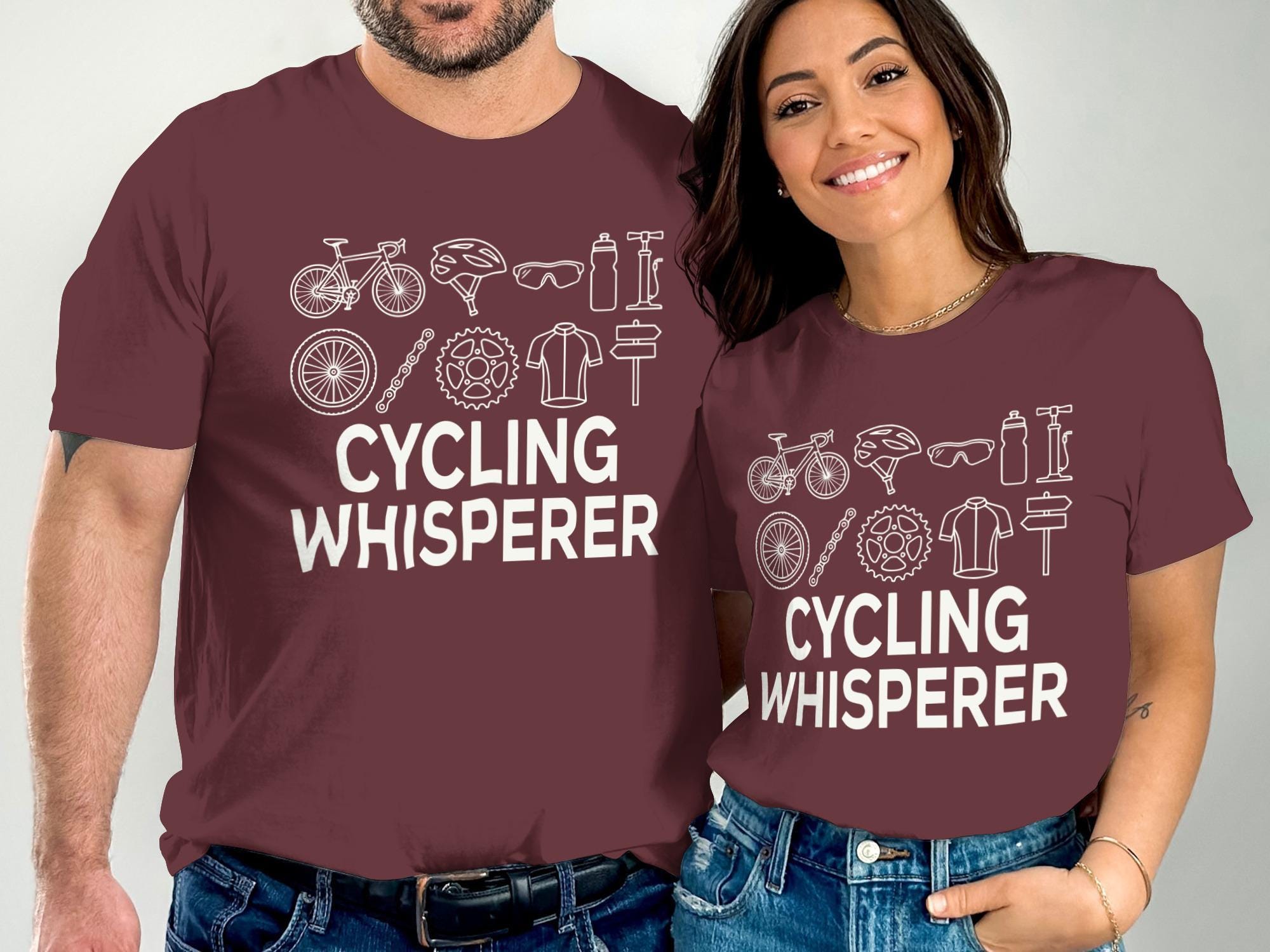 Cycling Whisperer T Shirt, Funny Bike Lover Gift, Road Bike, Mountain Bike, Cyclist Tee, Biking Apparel, Comfort Colors Shirt