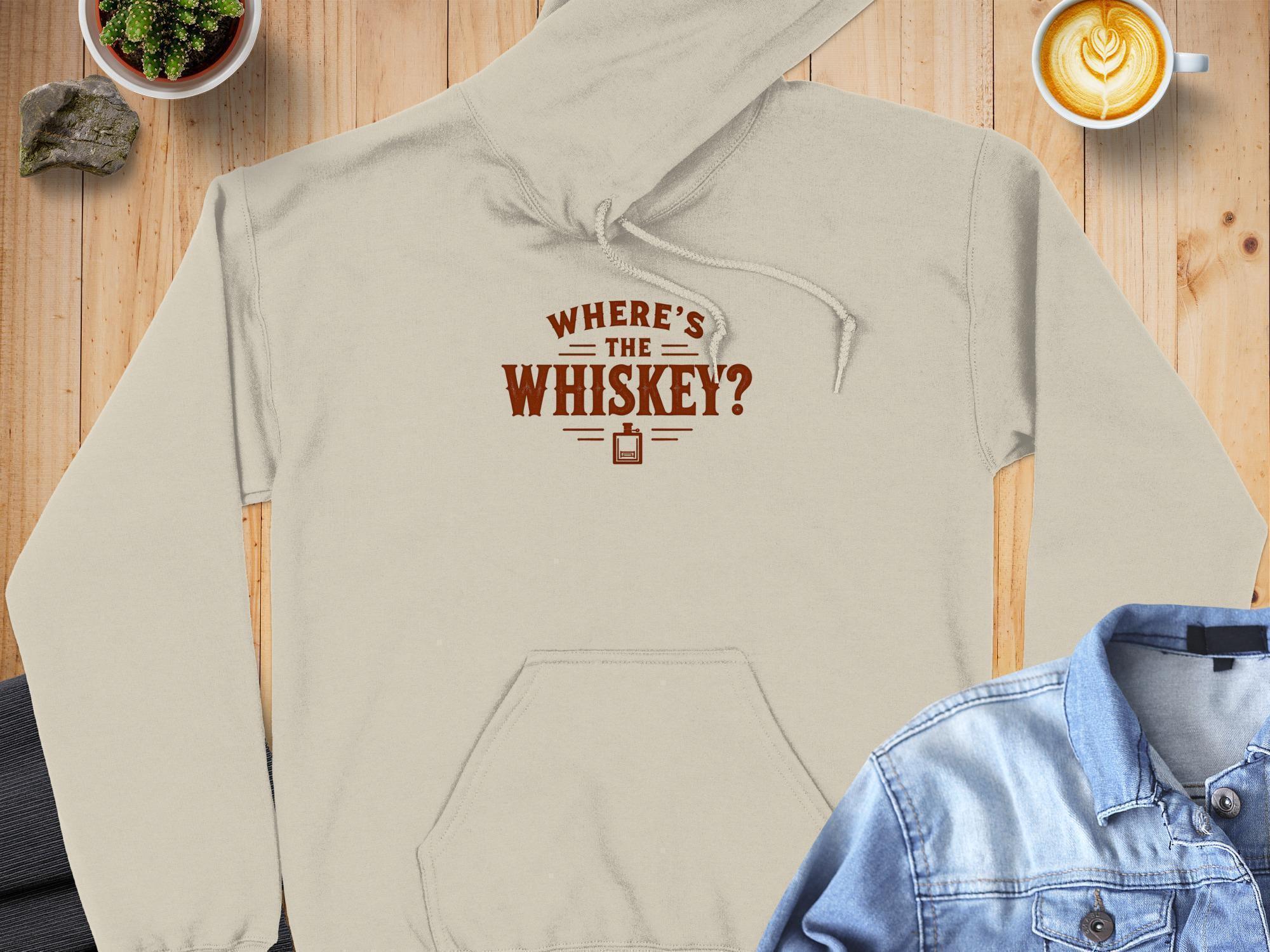 Where's The Whiskey T-Shirt, Funny Alcohol Tee, Comfort Colors Shirt, Party Shirt, Drinking Gift, Sarcastic Tee, Whiskey Lover Apparel