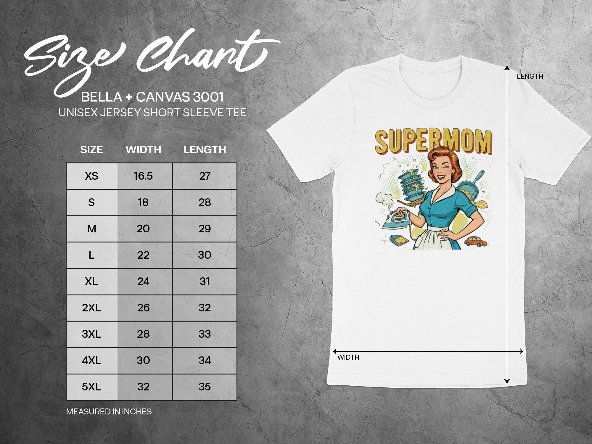 Supermom T-Shirt, Retro Mom Tee, Funny Mom Shirt, Gift for Mom, Mom Life Shirt, Comfort Colors Tee, Super Mom